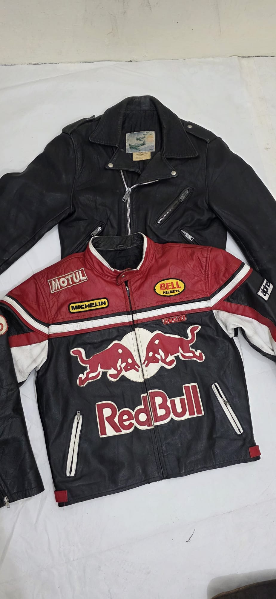 Men's cafe racer/d pockets leather jackets