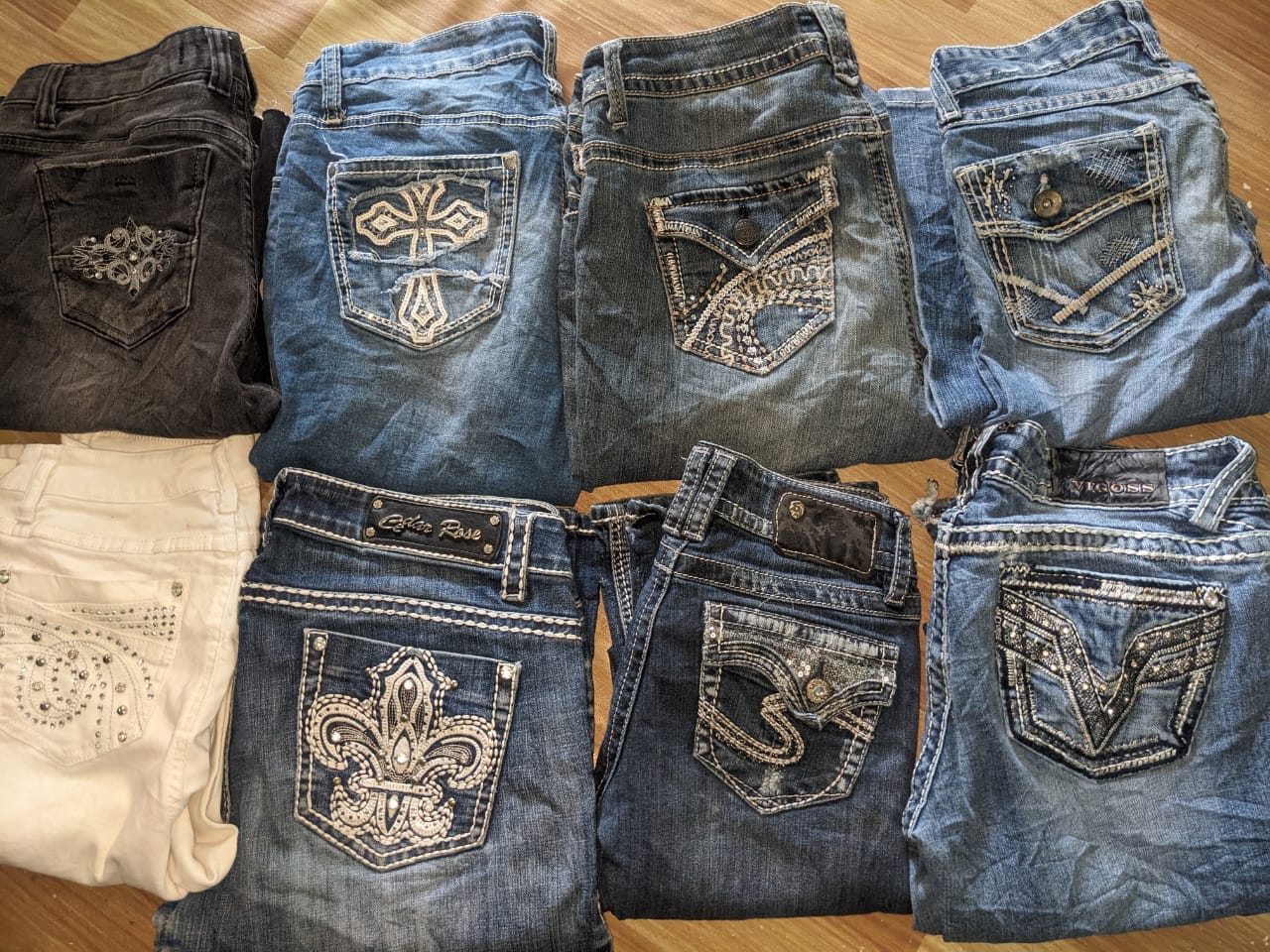 Ladies y2k flare jeans