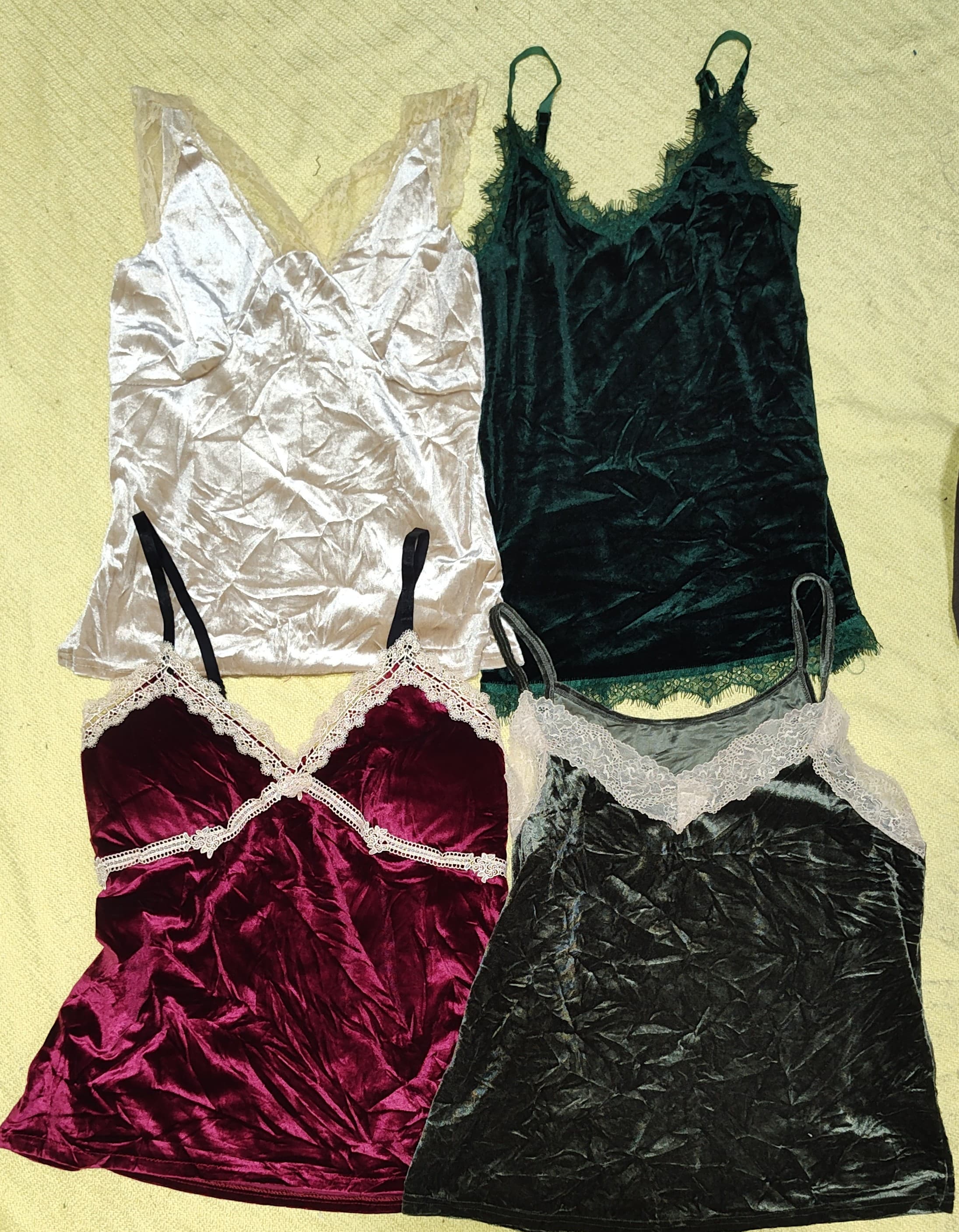 Y2k Velvet Cami top