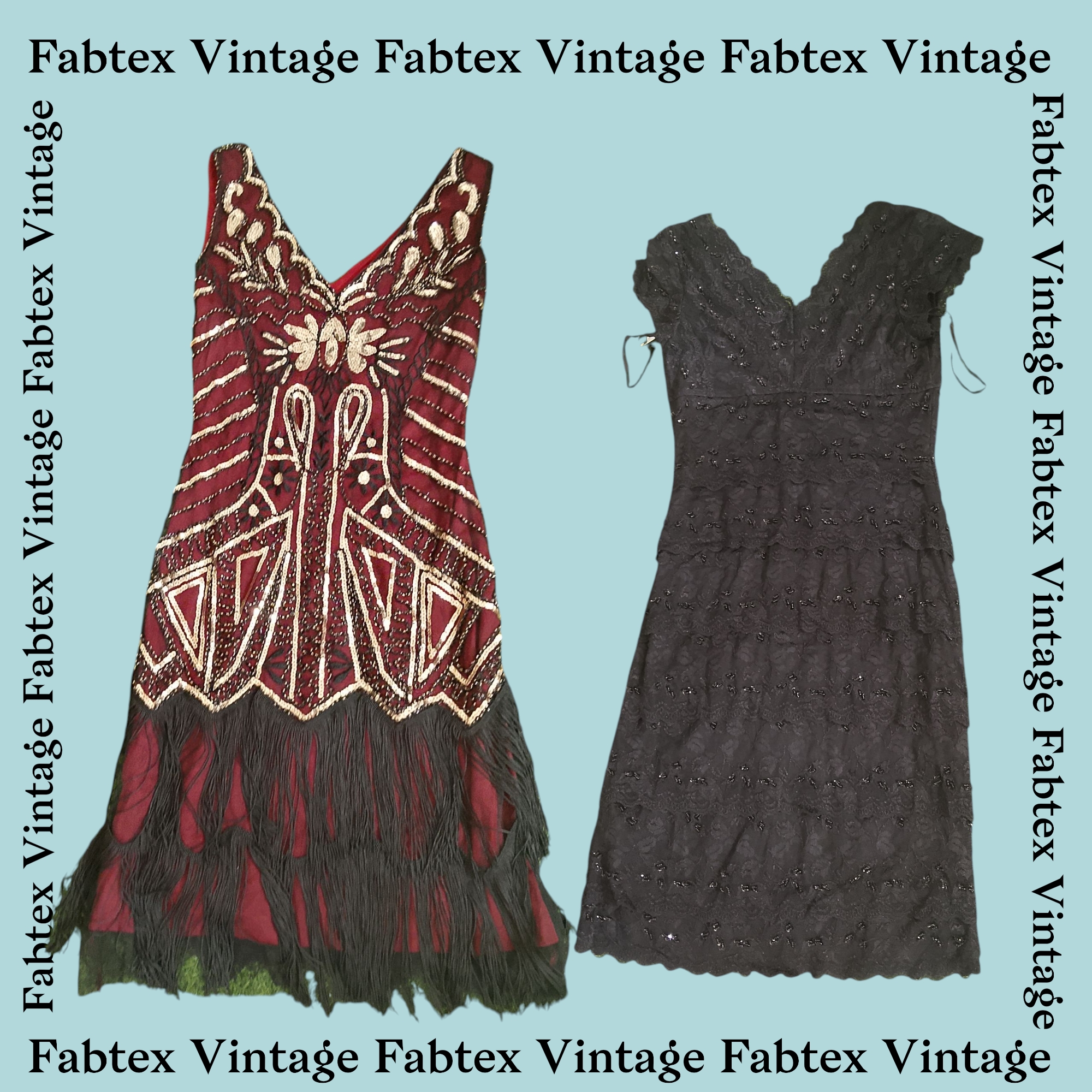 (FV-192) Y2K Perlen - Sequenzkleid