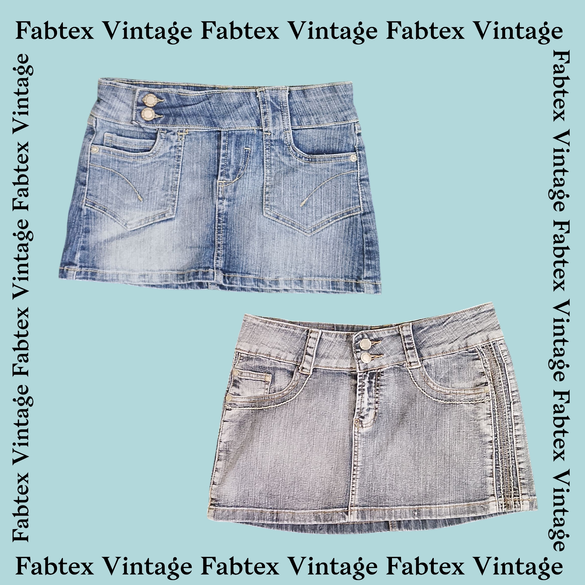 (FV-193) Jupes Courtes en Jean Y2K