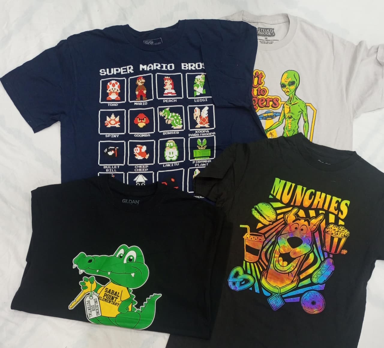 ZV0342 Cartoon print t shirt