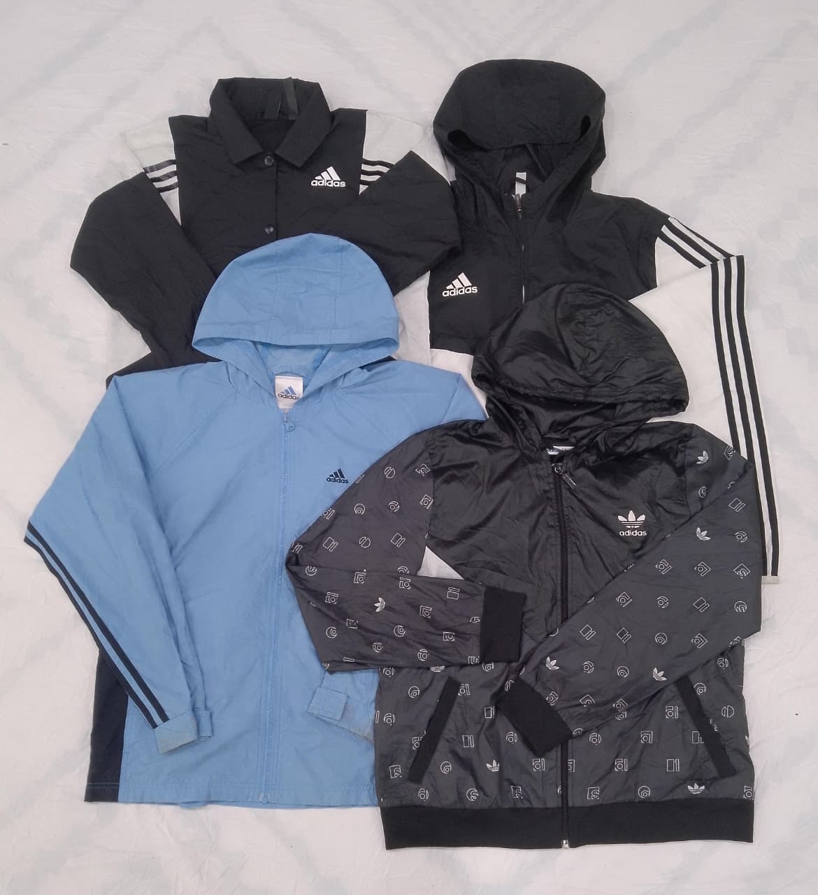 CRZ0251 Vintage Adidas Light Zip Mix Bundle
