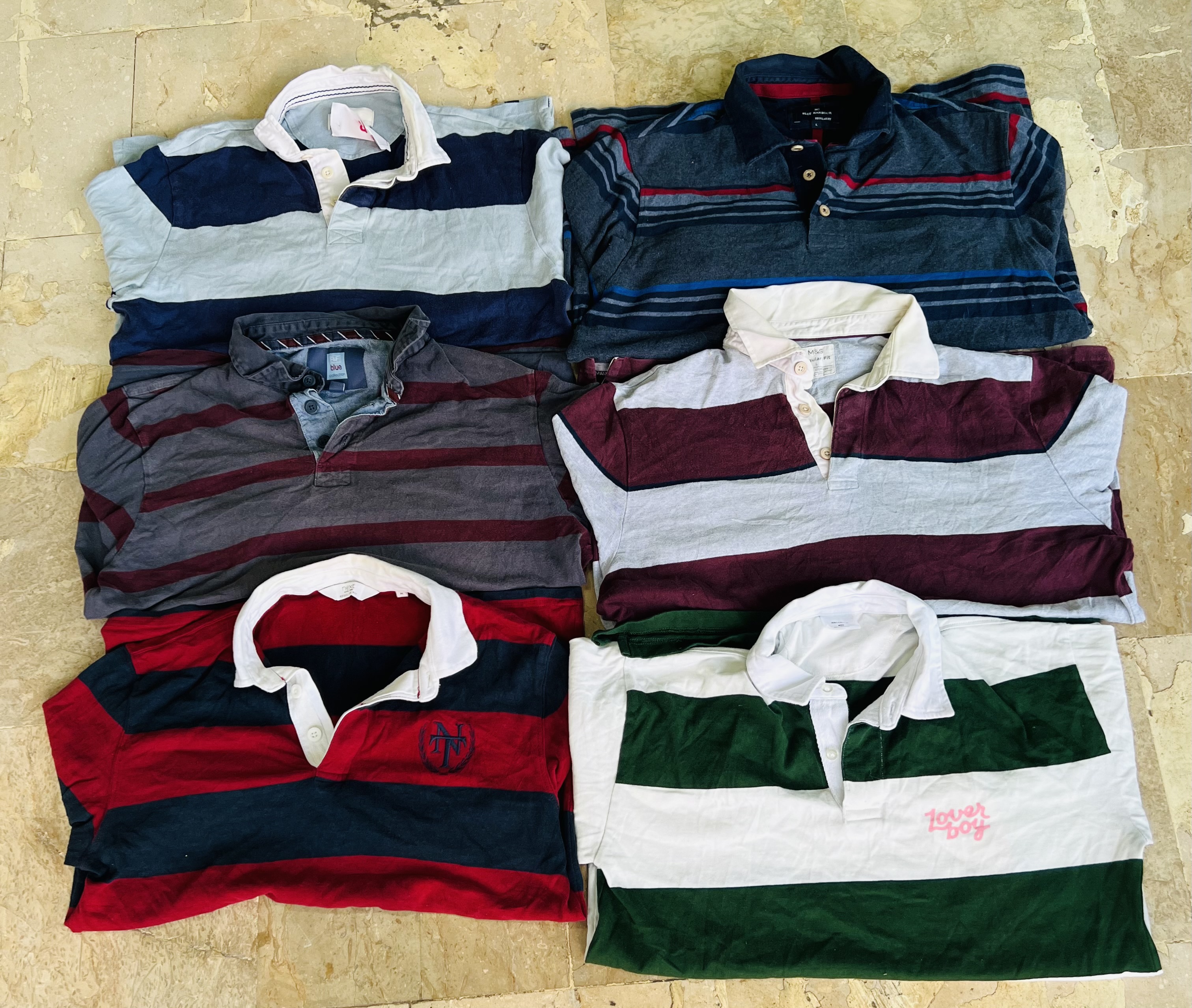 Unbranded rugby shirts bundle 64