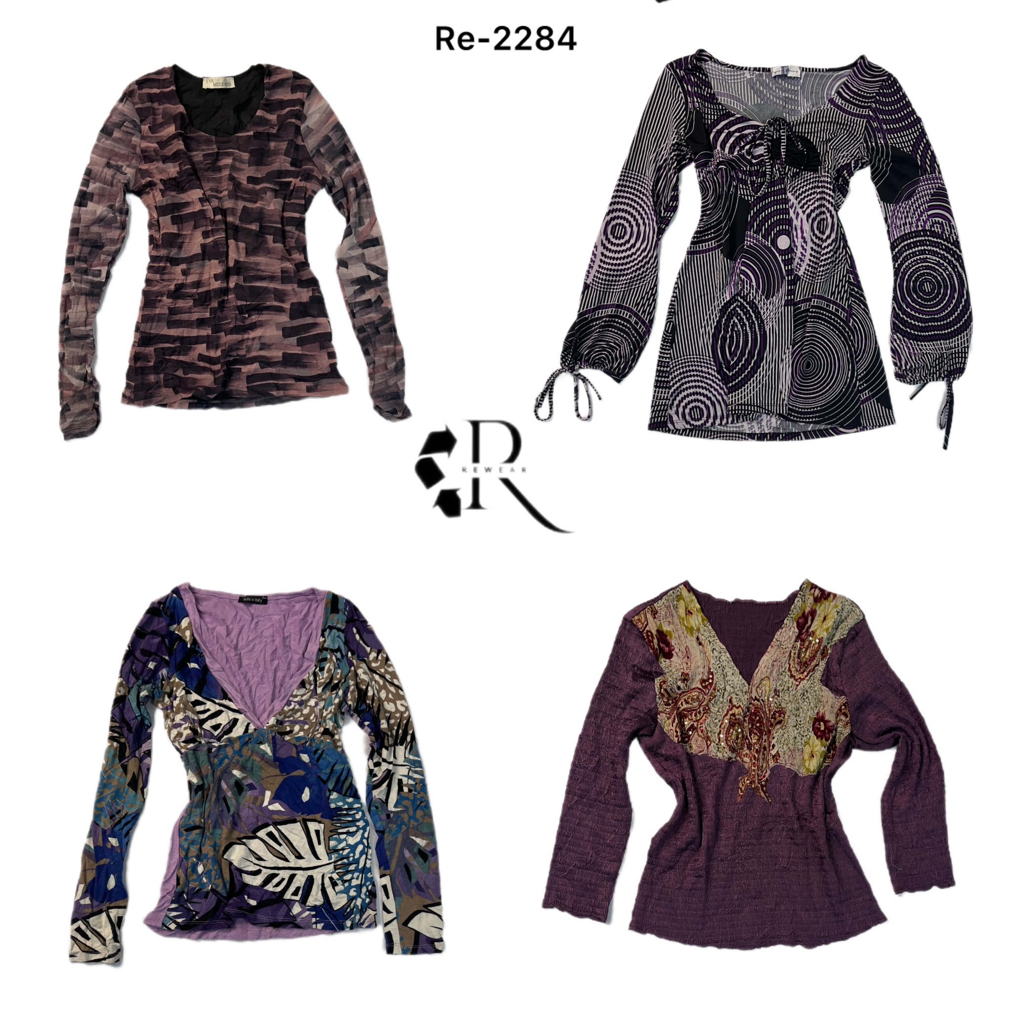 Y2K Grunge Vibe Full sleeve Tops (RE-2284)
