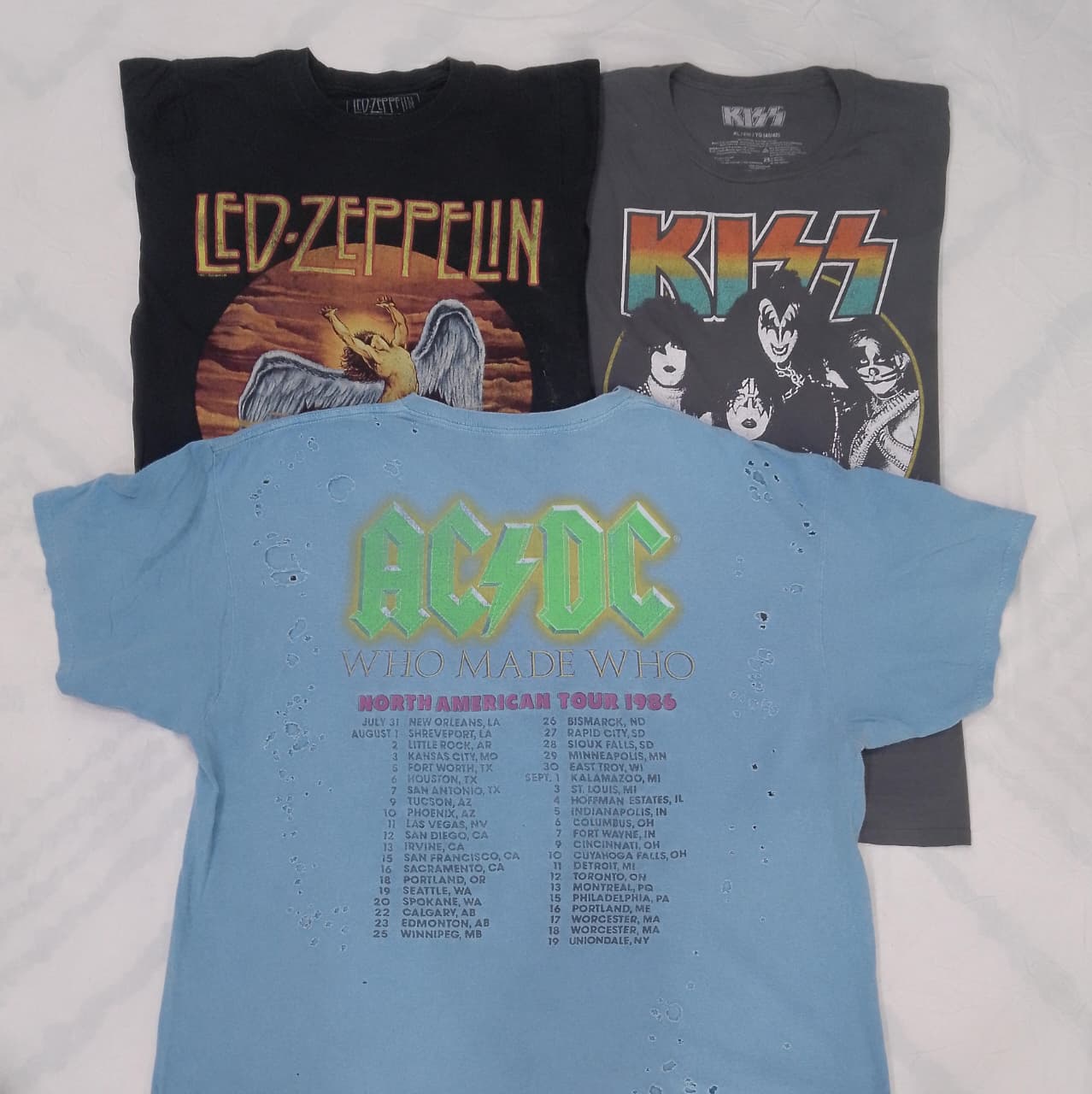 CRZ0254 ヴィンテージクラシックミュージックグラフィックTシャツバンドル