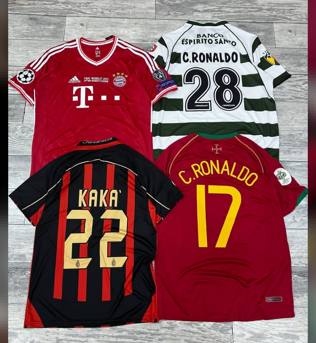 Camisa de fútbol vintage auténtica