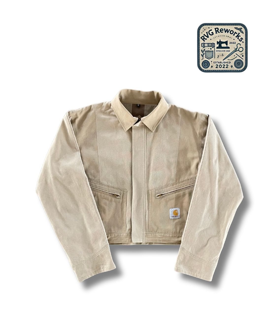 Jaqueta Cropped Upcycled Carhartt