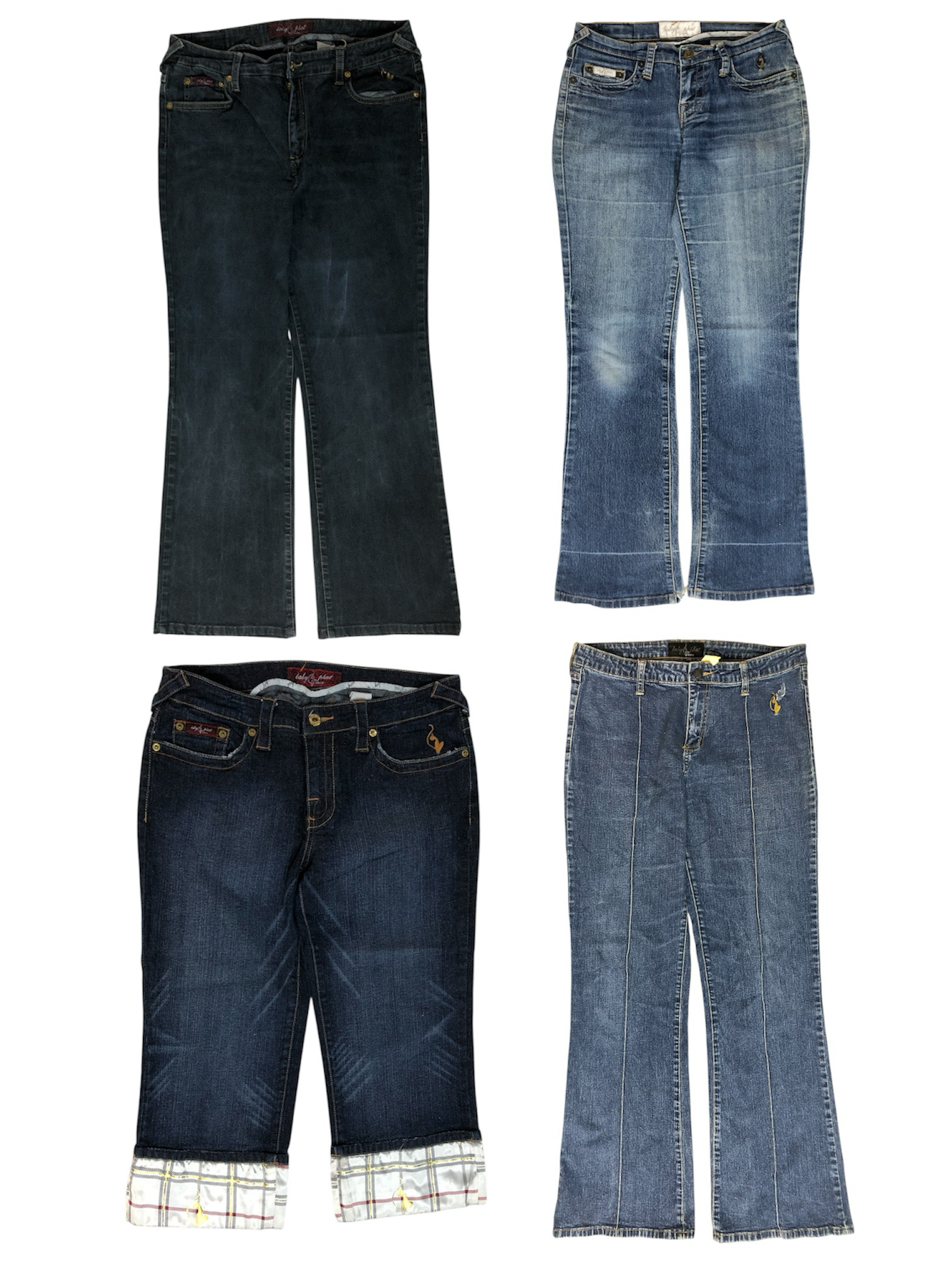Diga sim à marca! Y2k jeans: TT-017