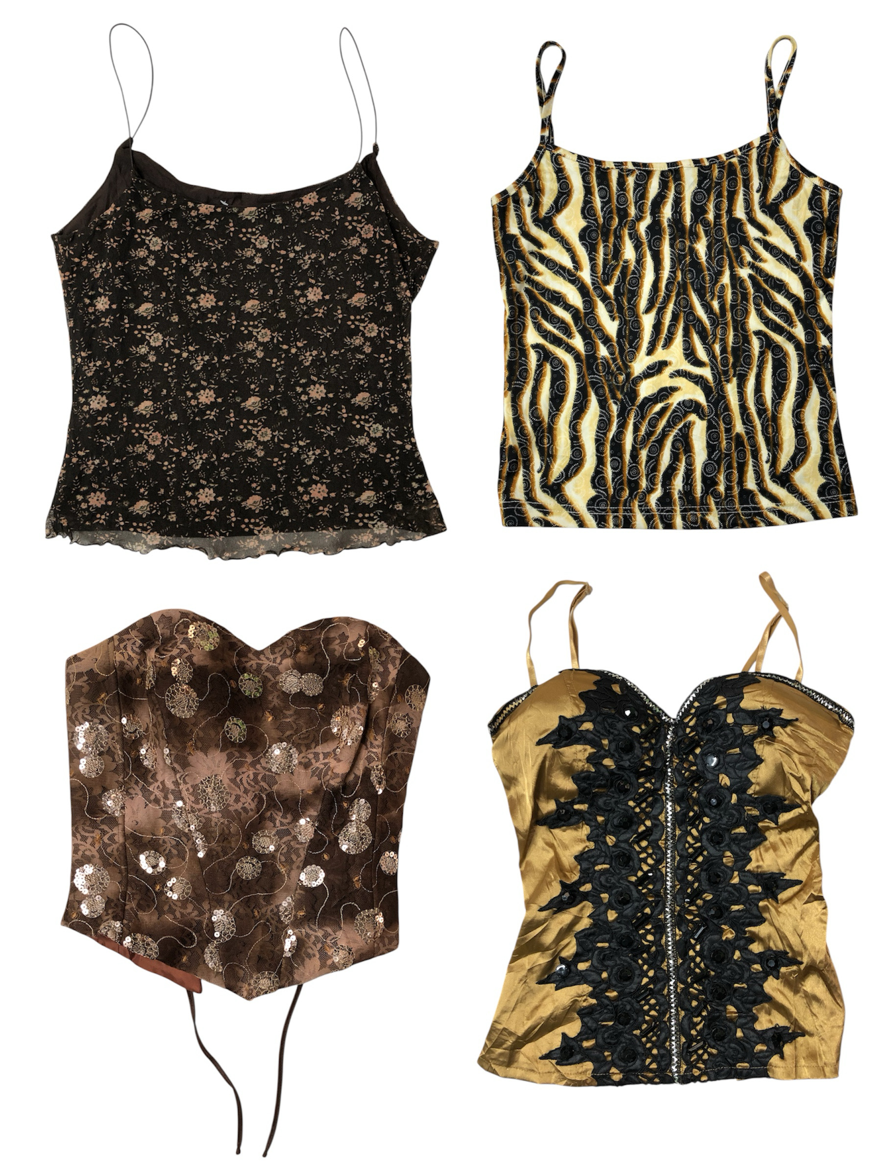 Y2k Fall love! Blusas marrons: TT-021
