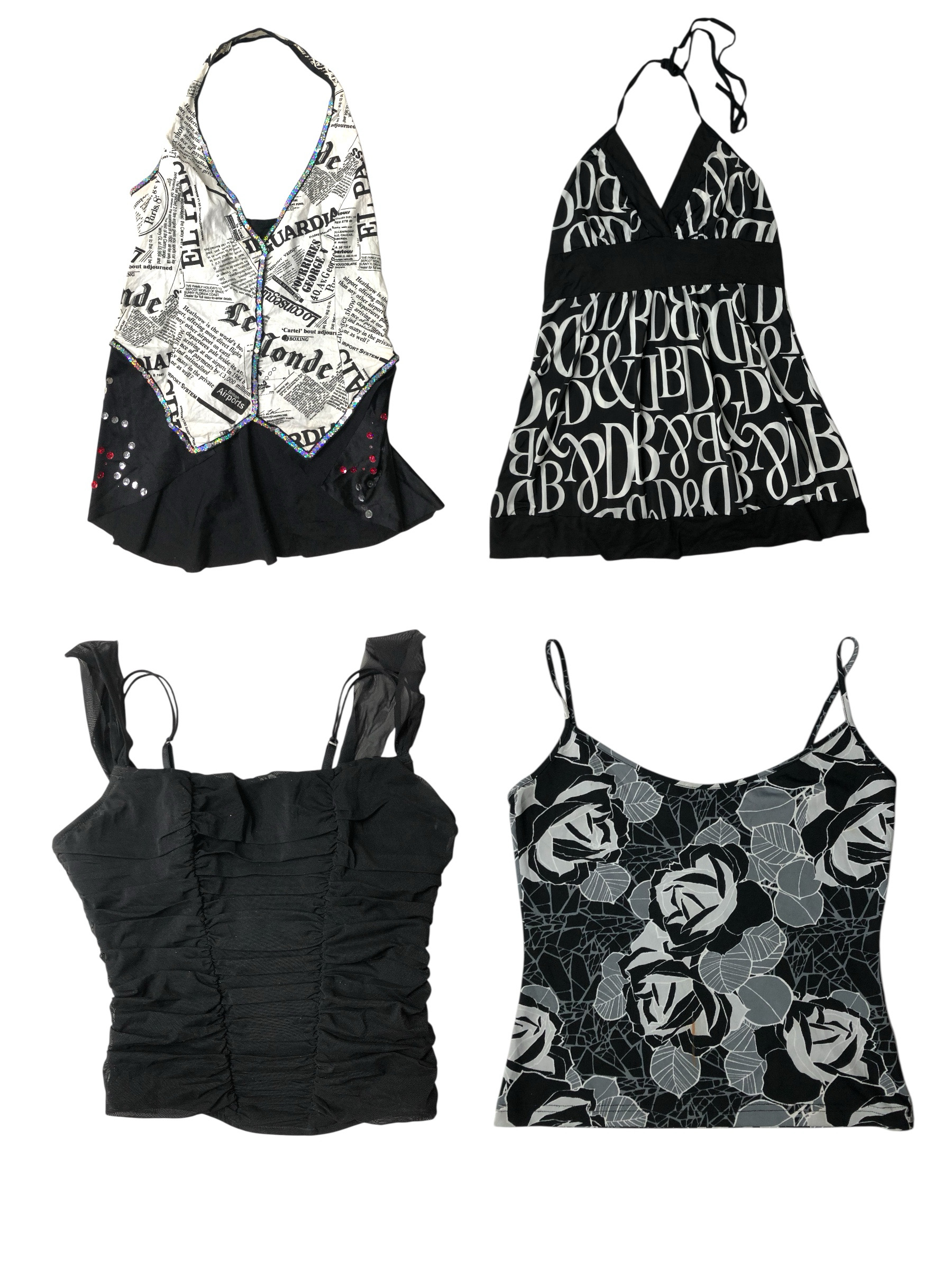 Y2k Graphic Girl Mix Tops: TT-024
