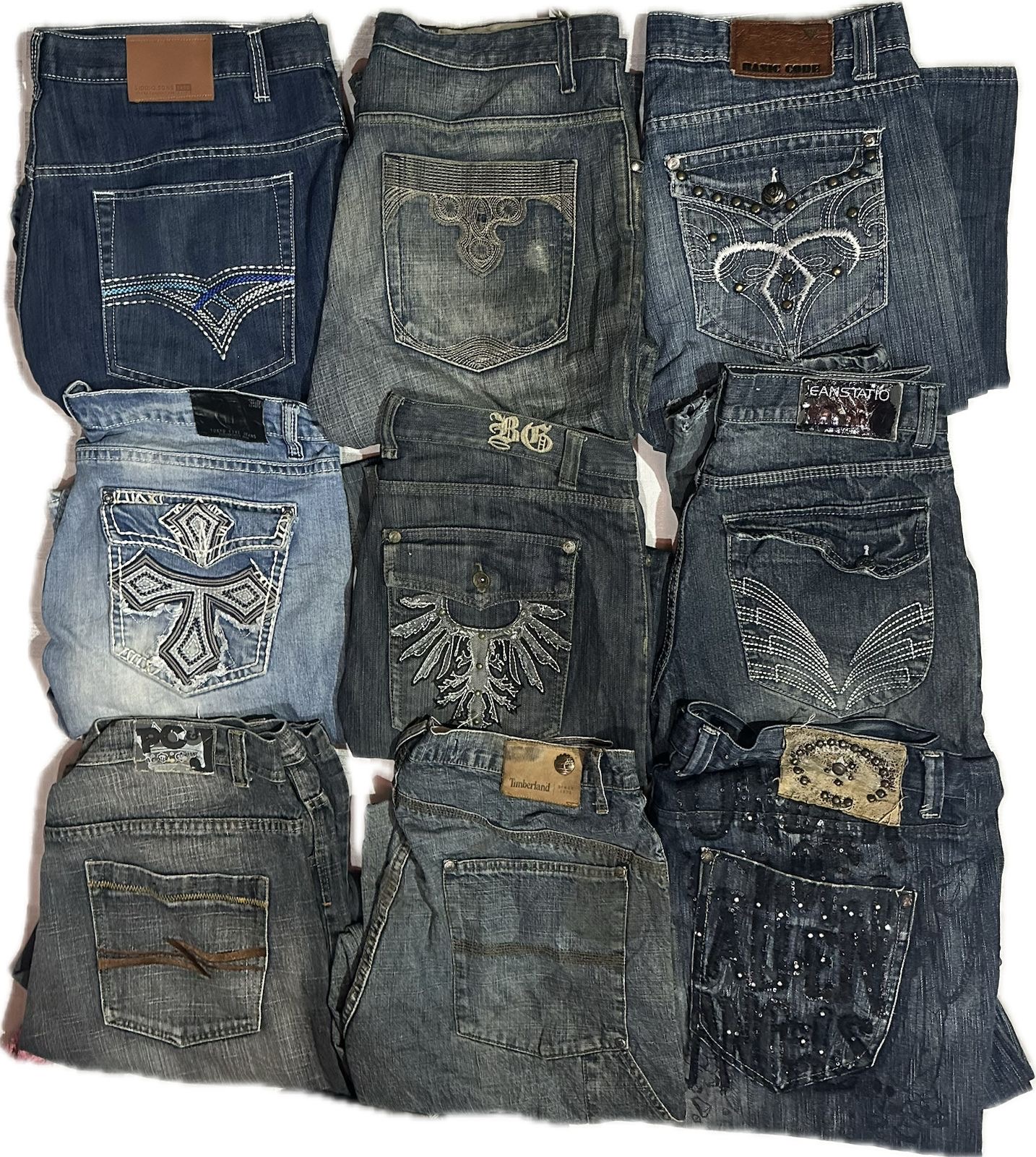 SOUTH POLE AND OTHER MIX BRANDS JEANS (ID 1420)