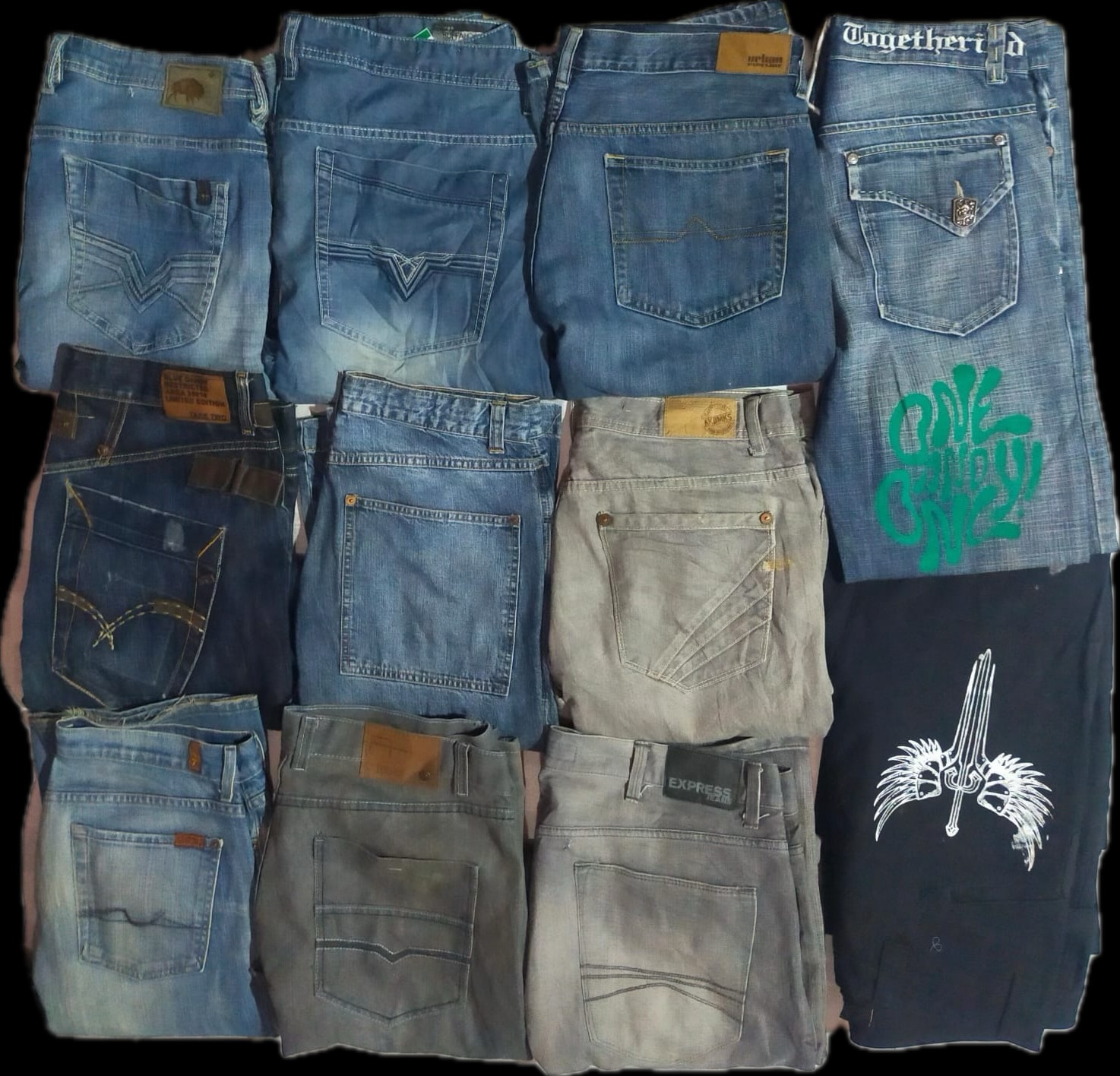UNBRANDED BAGGY JEANS (ID 291)