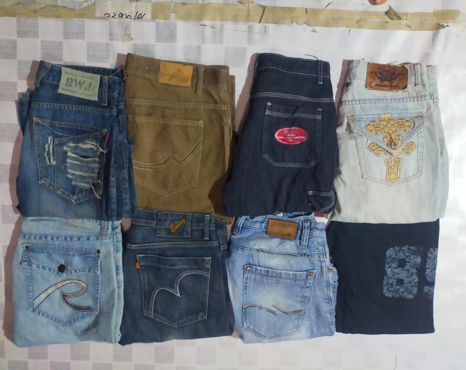 WRANGLER ET AUTRES MARQUES MIX DE JEANS BAGGY (ID 294)