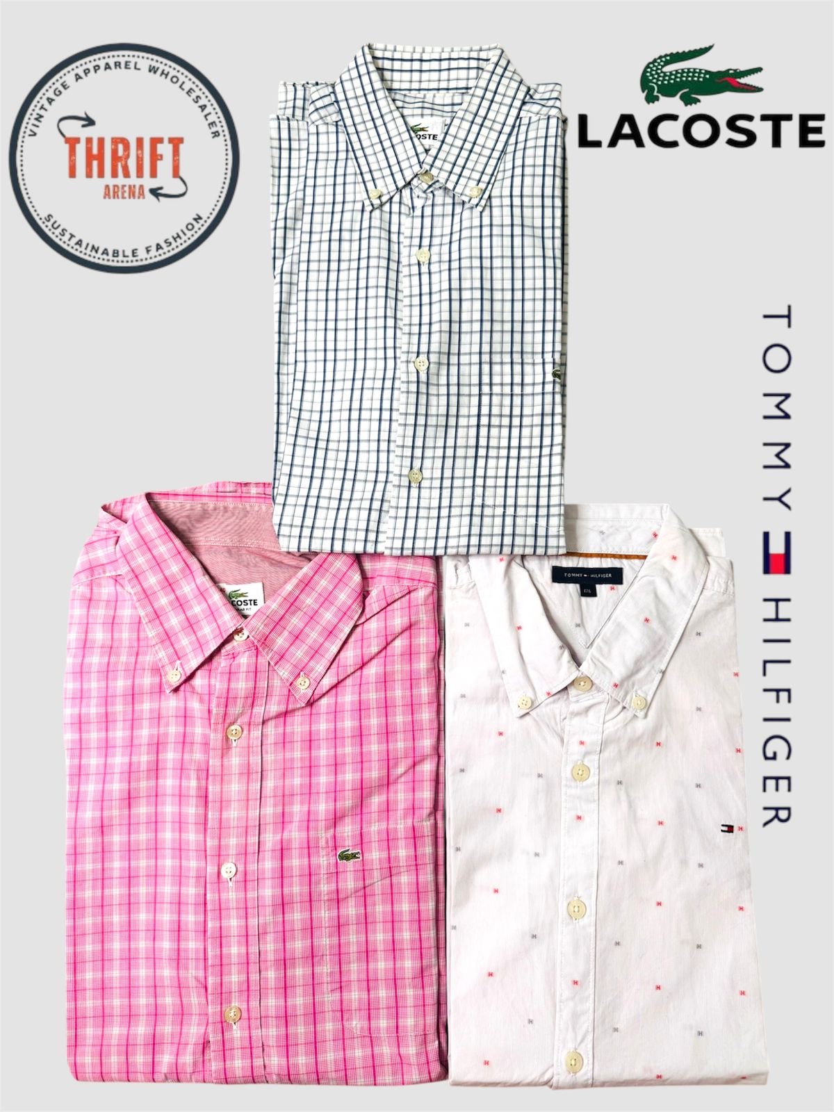 T1863 Lacoste/Tommy Shirts