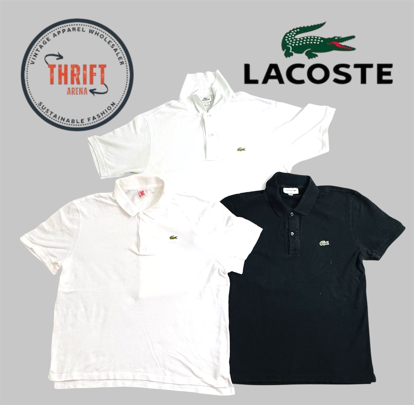 T1866 Lacoste/Tommy ポロ Tシャツ