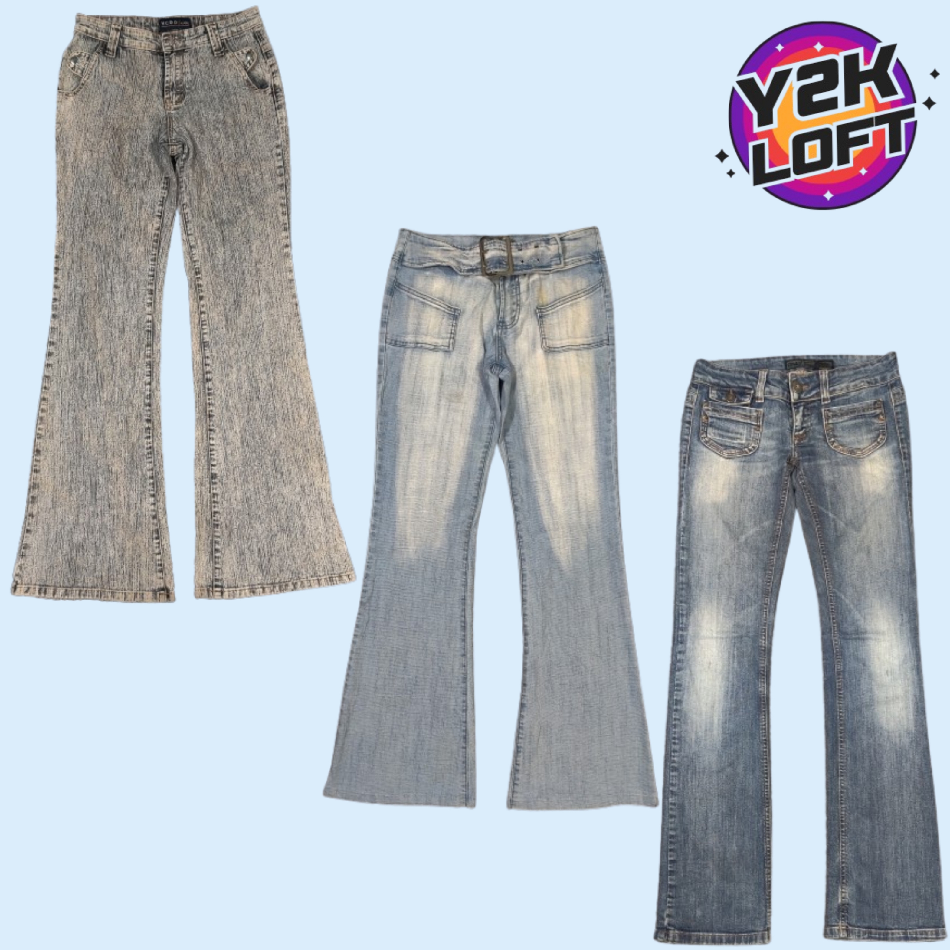 Y2K Bestseller Denim Flared Jeans