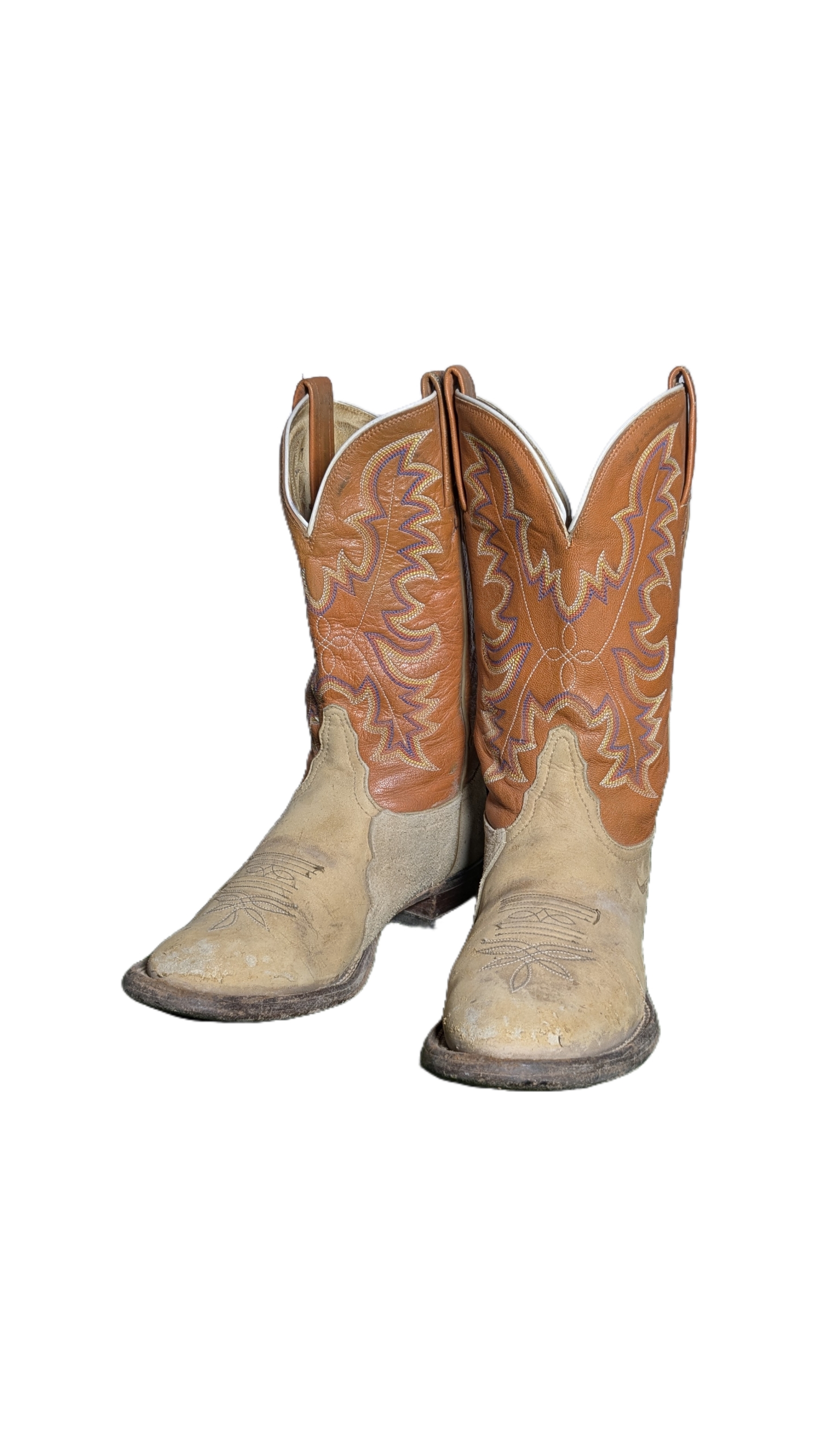 MV255#良質なヴィンテージカウボーイブーツ。