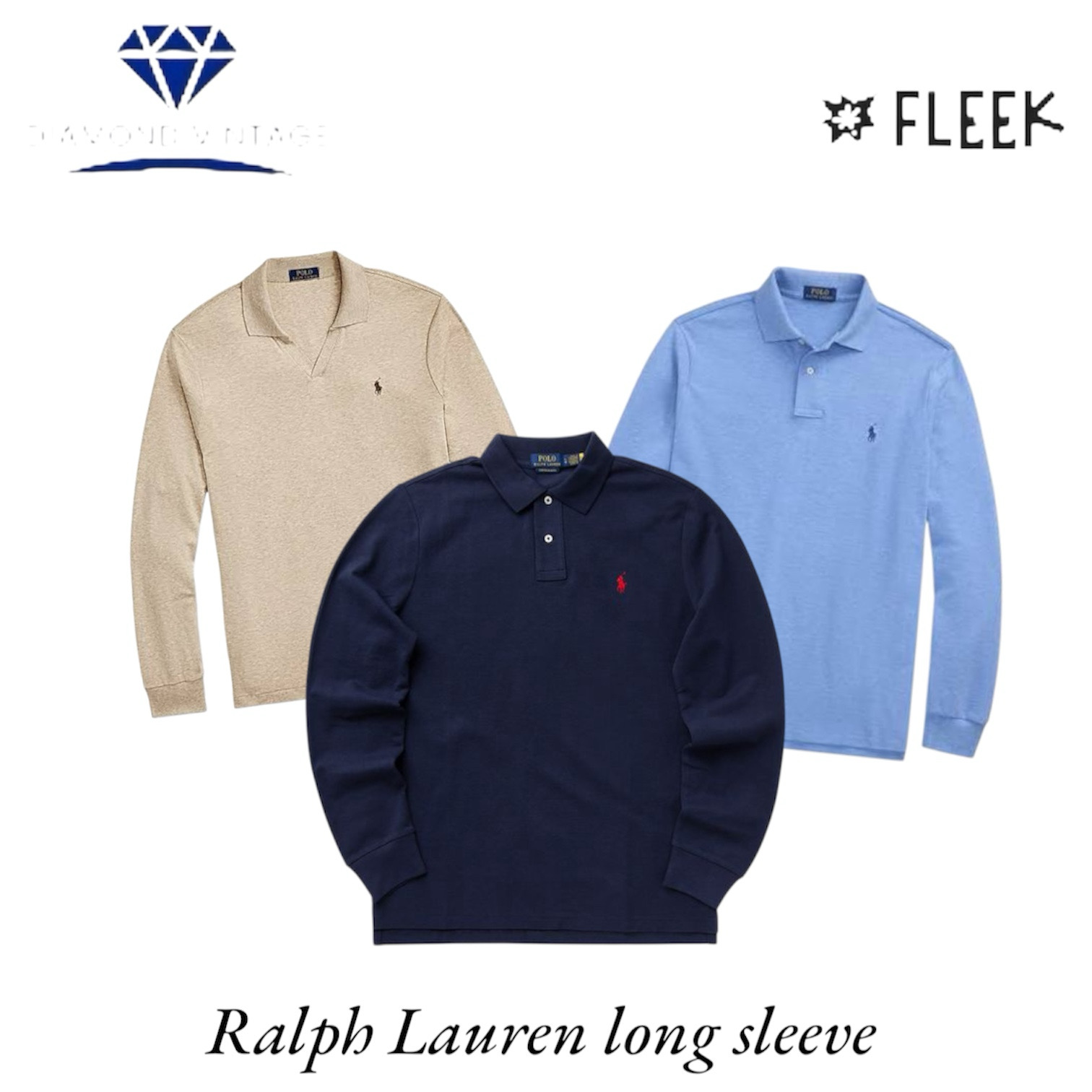 Ralph Lauren polo à manches longues (DV -10-191)