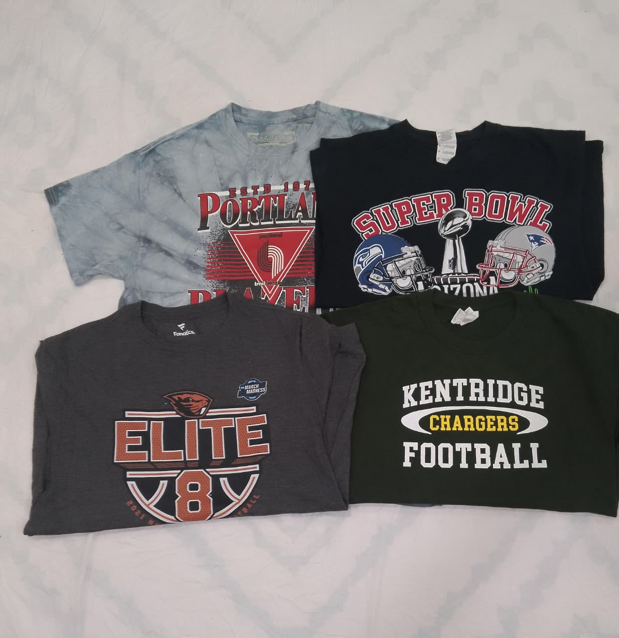 CRZ0271 ヴィンテージレトロスポーツグラフィックTシャツバンドル