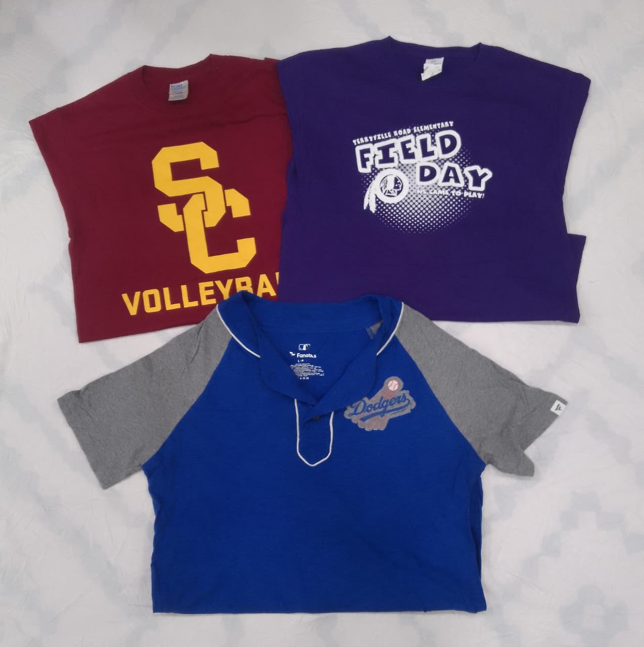 CRZ0280 Vintage Sports Graphic T-Shirt Bundle