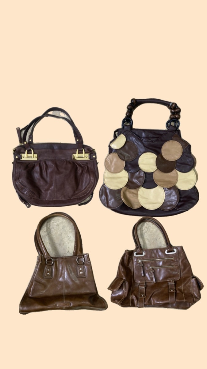Y2k Chocolate browns bags (M-151)