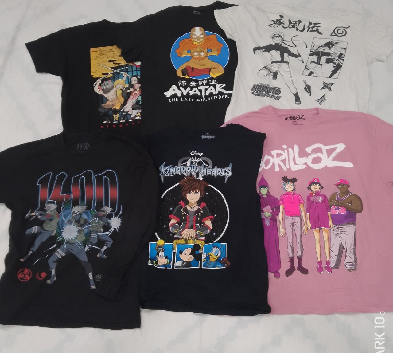 CRZ0292 ヴィンテージ 日本のカートゥーングラフィック Tシャツ バンドル