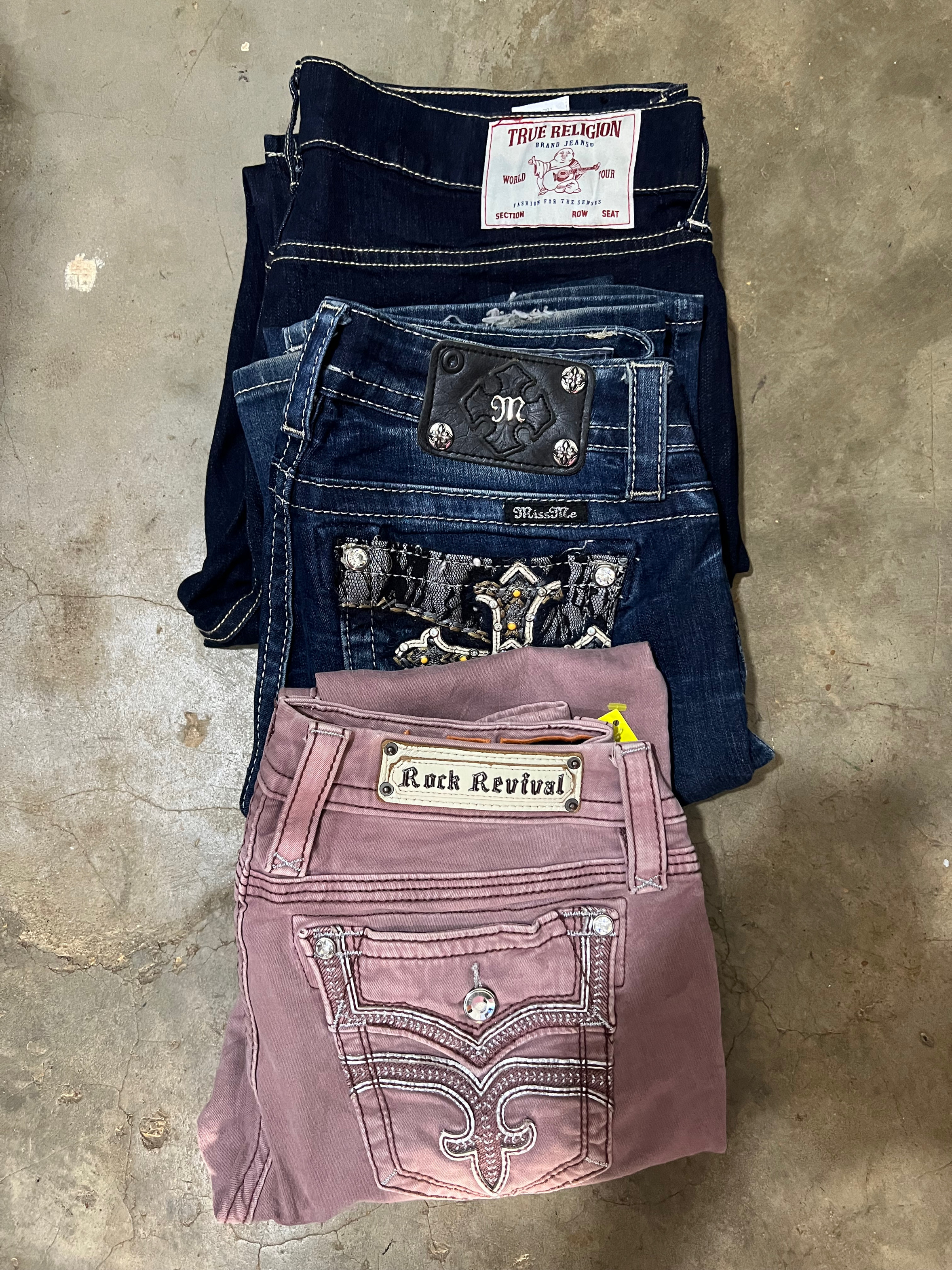 Miss me true religion rock revival Jeans
