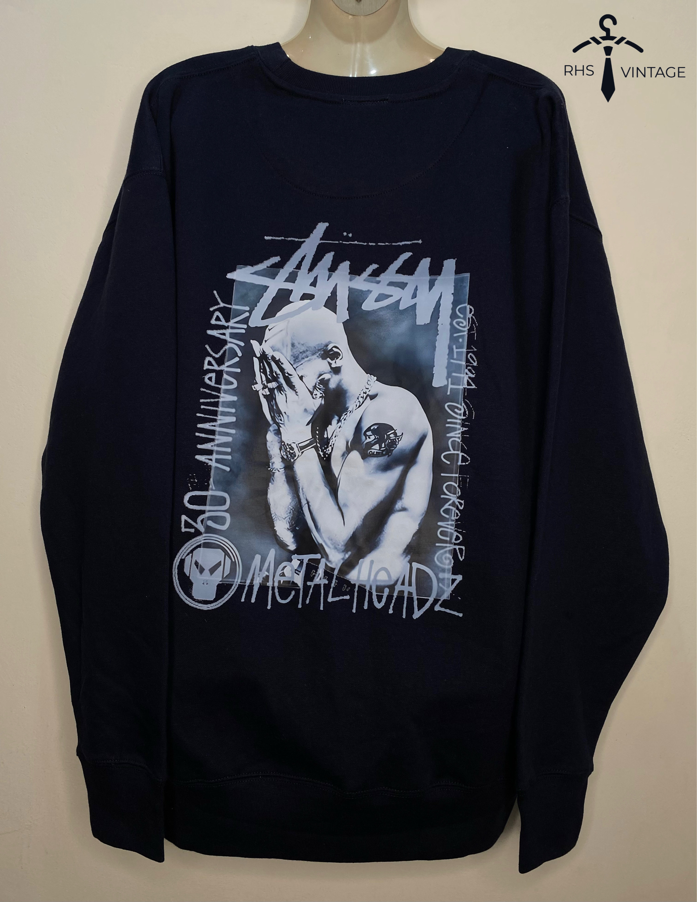 Stussy rework style printed sweatshirts