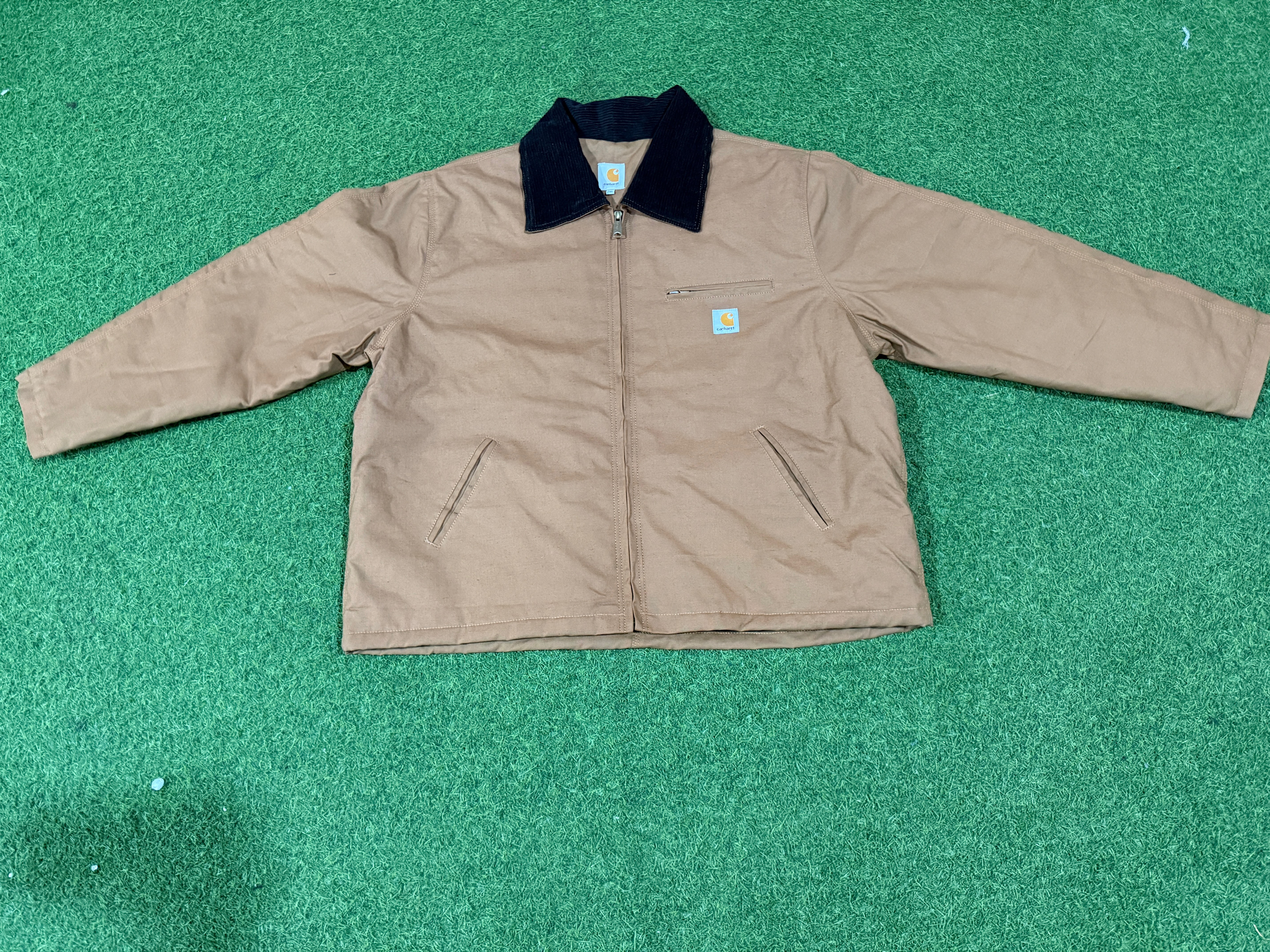 Rework style Carhartt Beige Detroit jacket