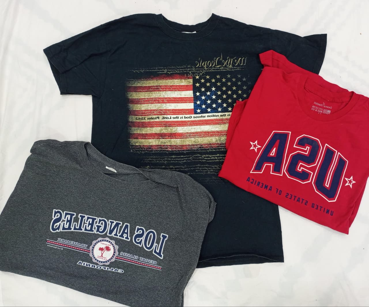CRZ0323  Unbranded state print t shirt
