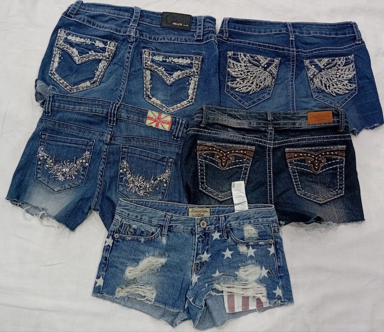 IQ0945 Y2K Prettycore Mini Shorts