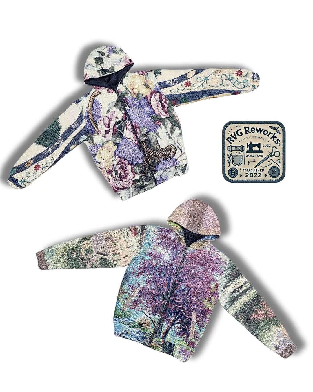 Upcycled Tapestry Hoodie