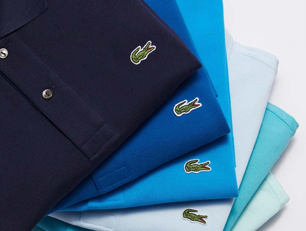 T-shirts à col Lacoste