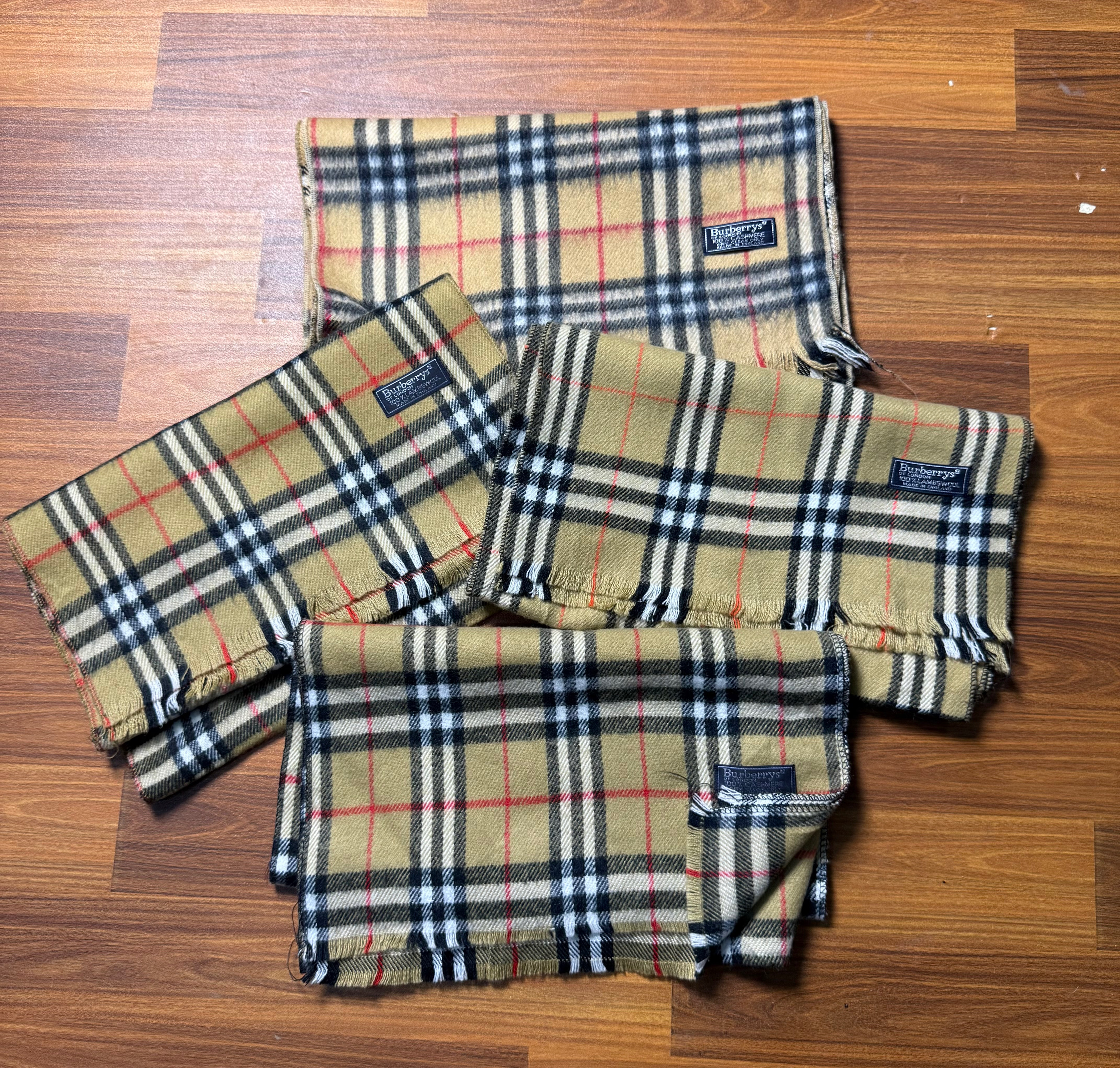 Beige colour Burberry scarves