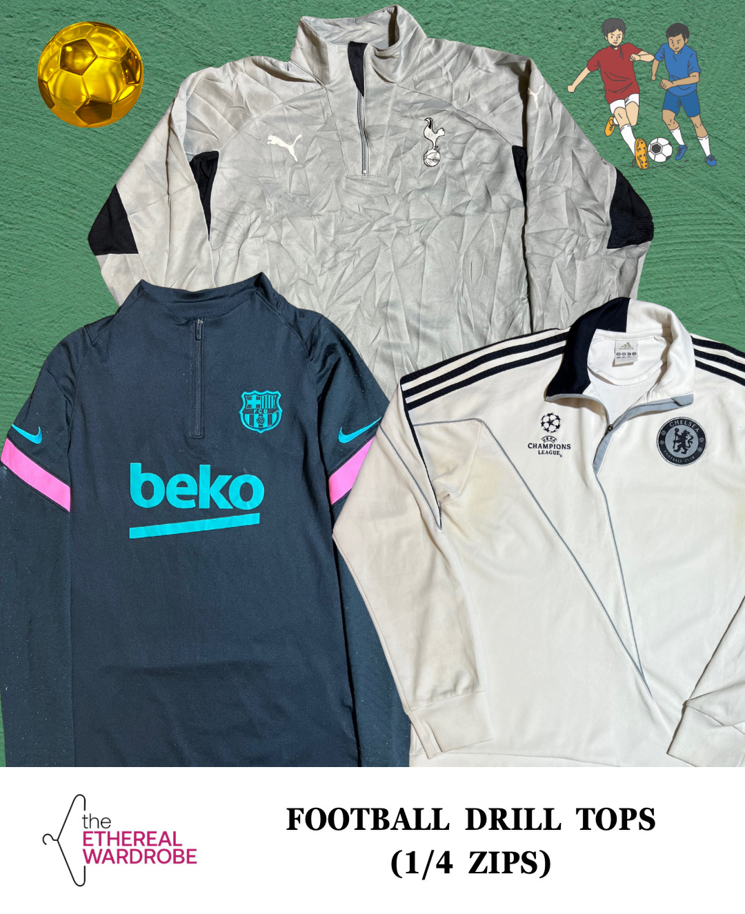 Drill Jerseys 1/4 Zip Football / Soccer