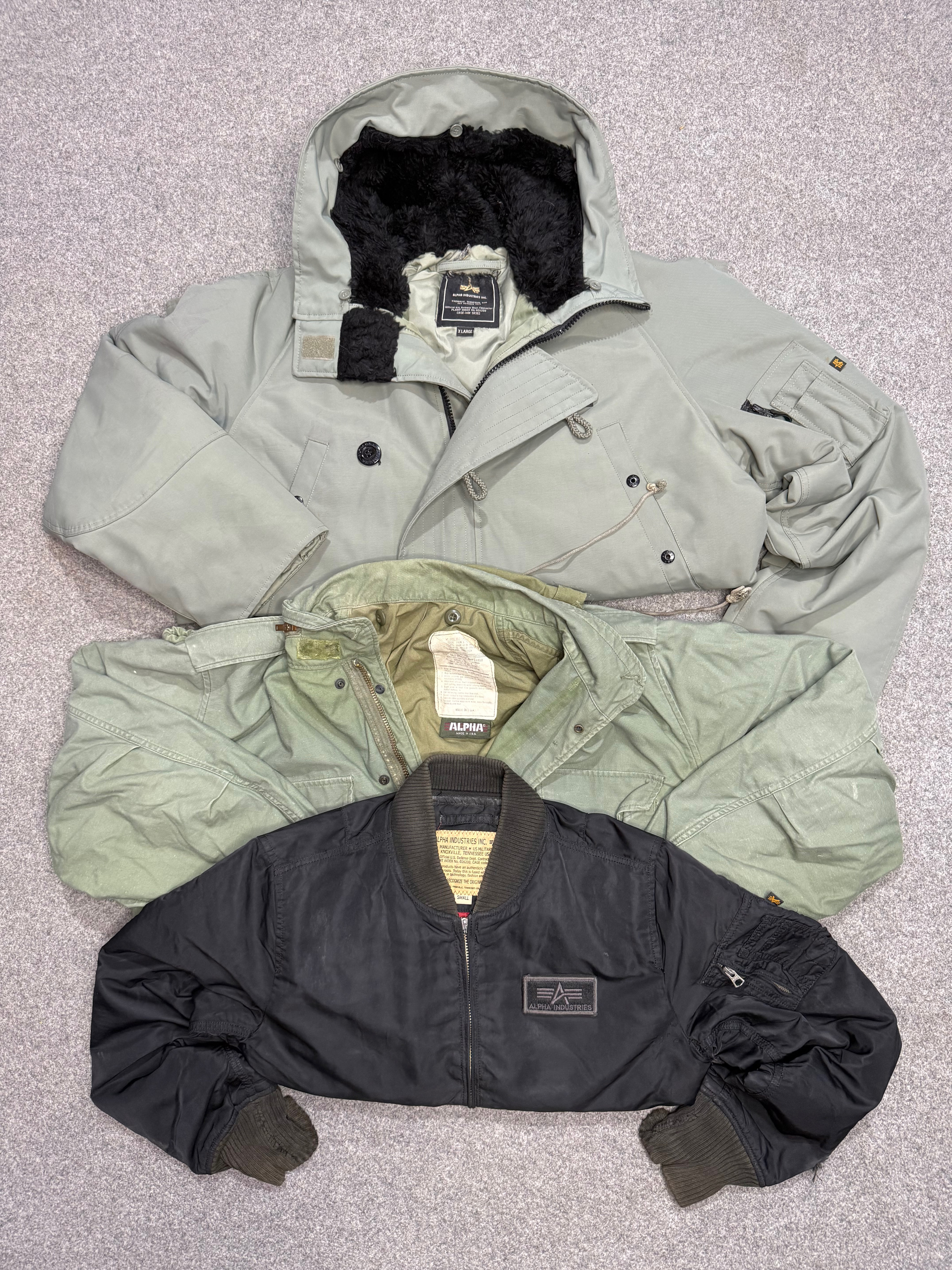 alpha vntg jackets