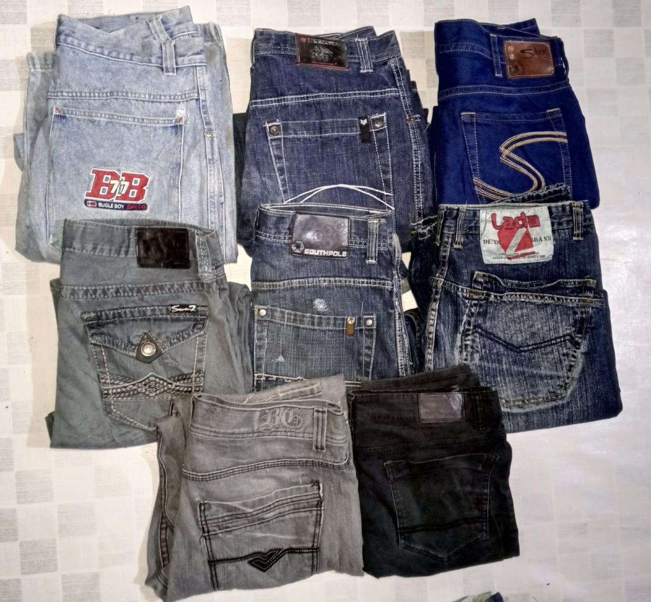SOUTH POLE ET AUTRES MARQUES DE JEANS HIP-HOP (871)