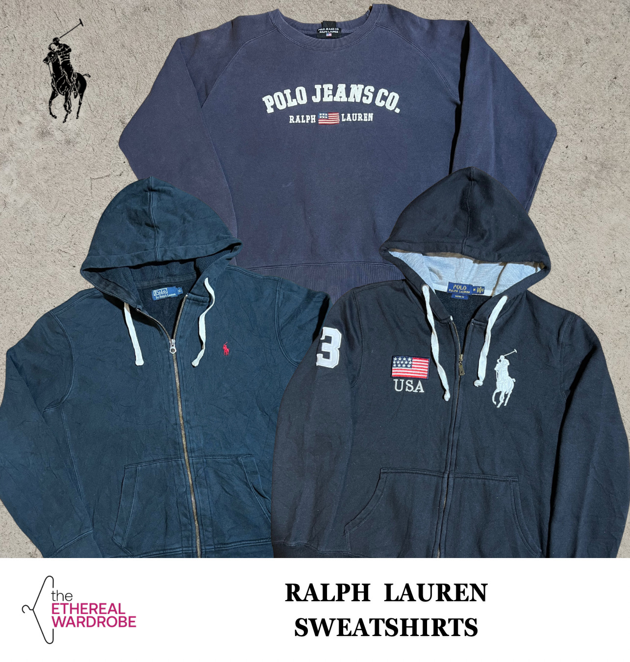 Moletoms Ralph Lauren Incluindo o grande Pônei