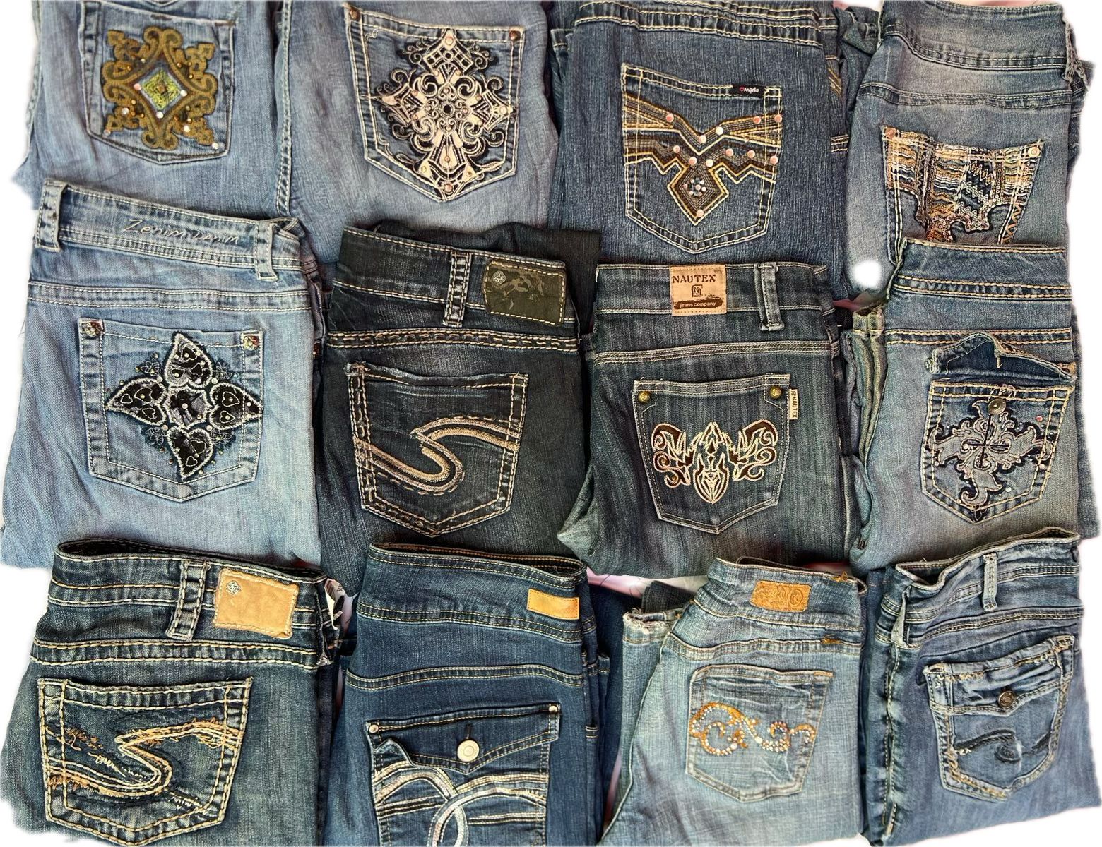ANGEL AND OTHER MIX BRANDS JEANS (4006)
