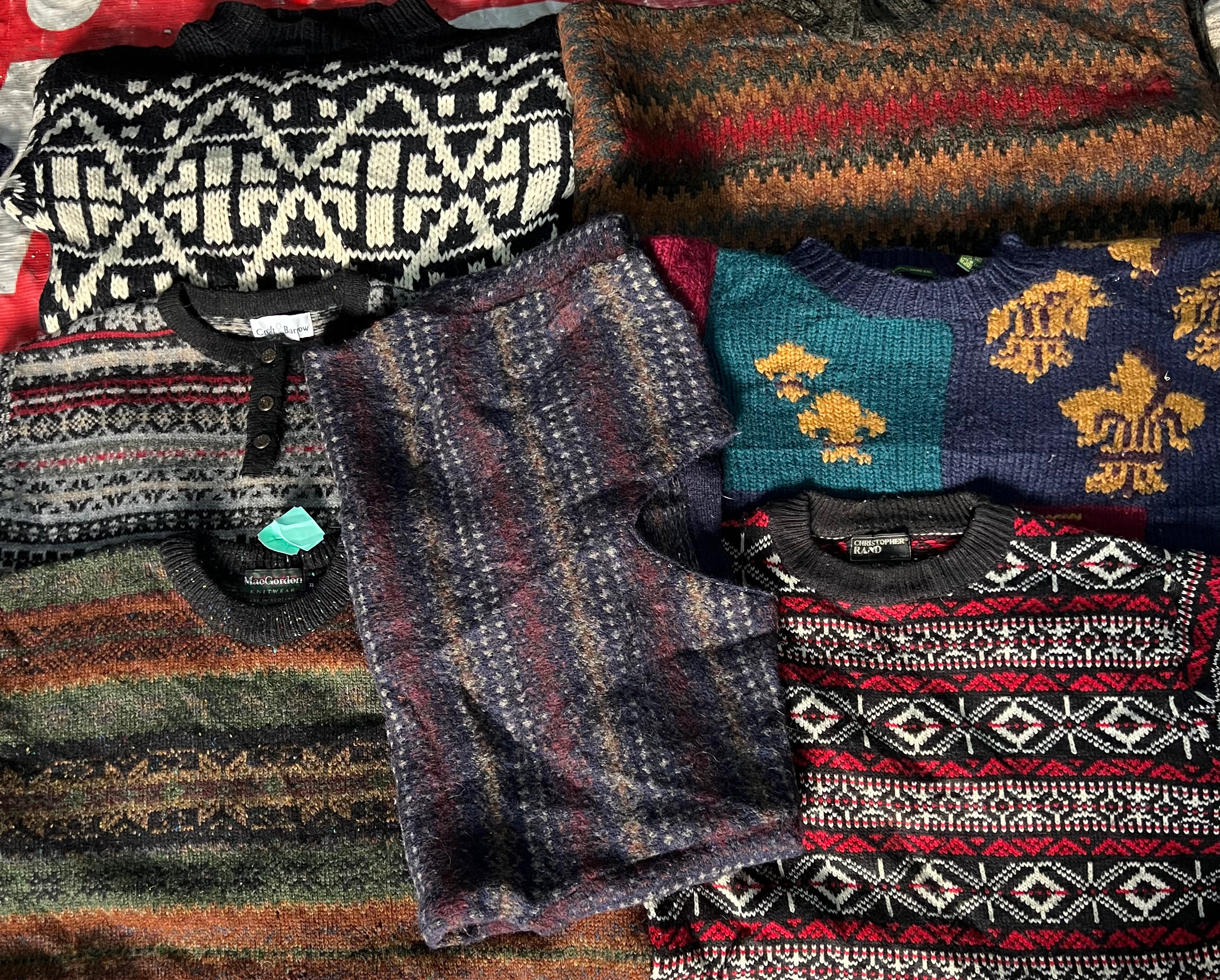 wool Printed sweater