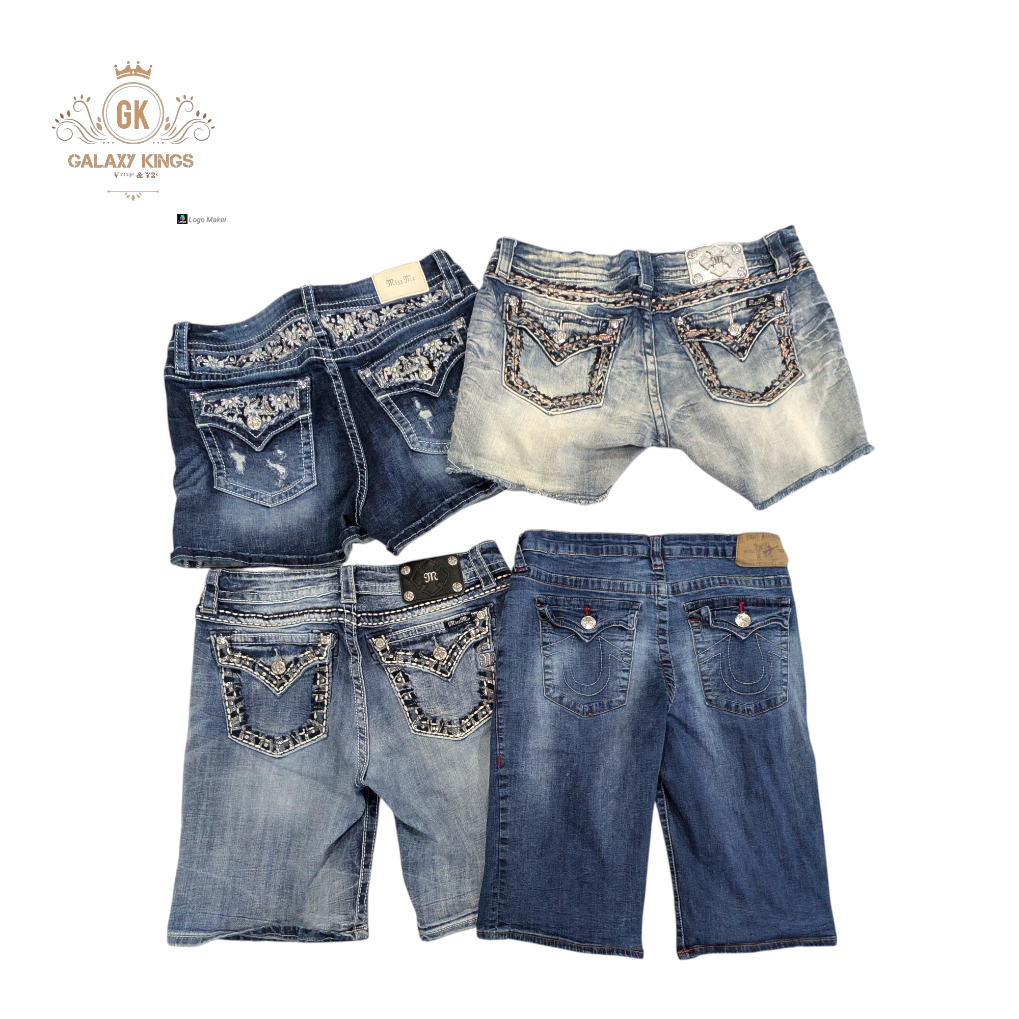 Miss Me True Religion And Rock Revival Mixed Shorts