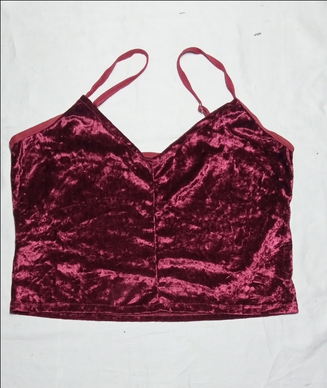 SK#70, Royal Velvet Lace Strappy Top