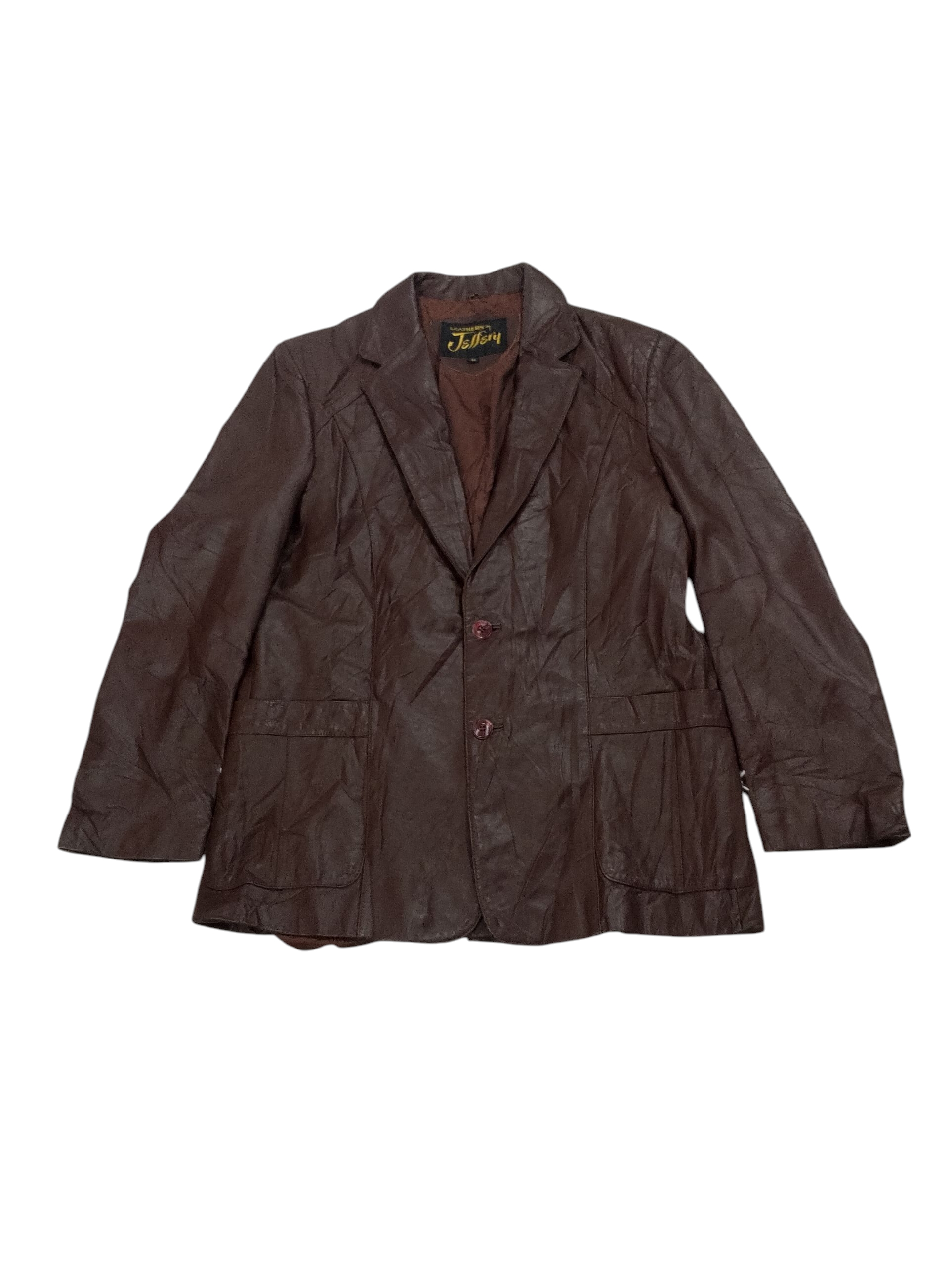 Md01 -leather blazer Jacket -5p