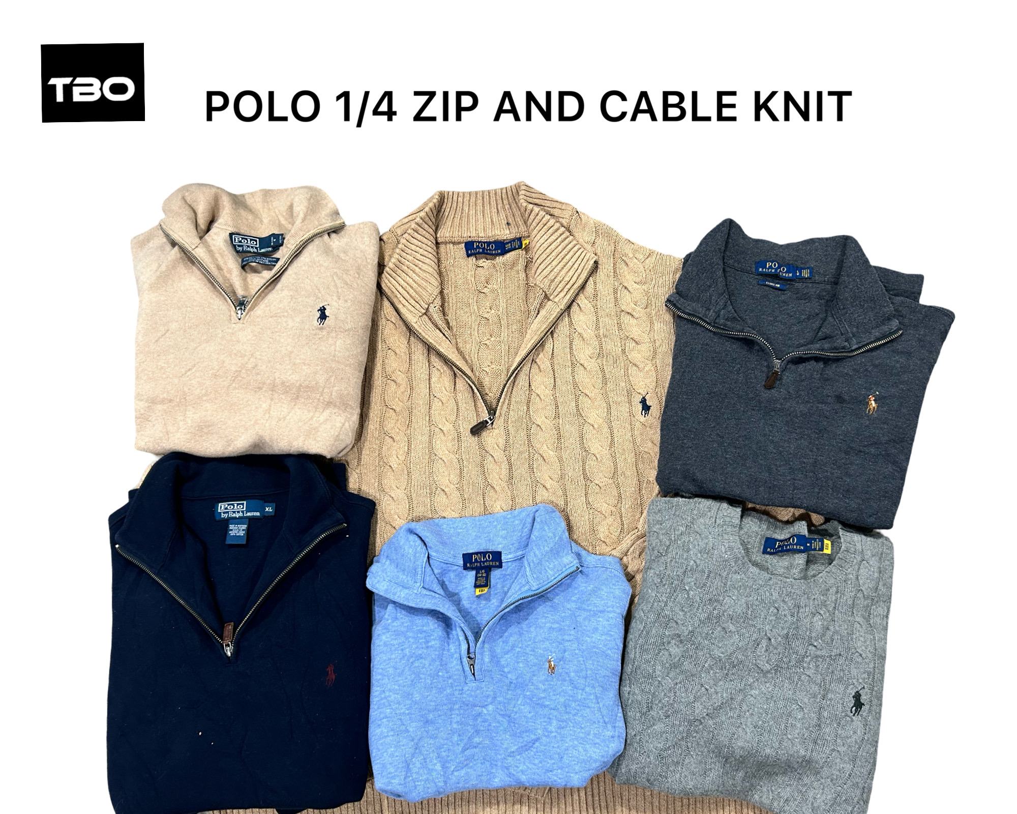 Polo Ralph Lauren 1/4 zip and cable knit