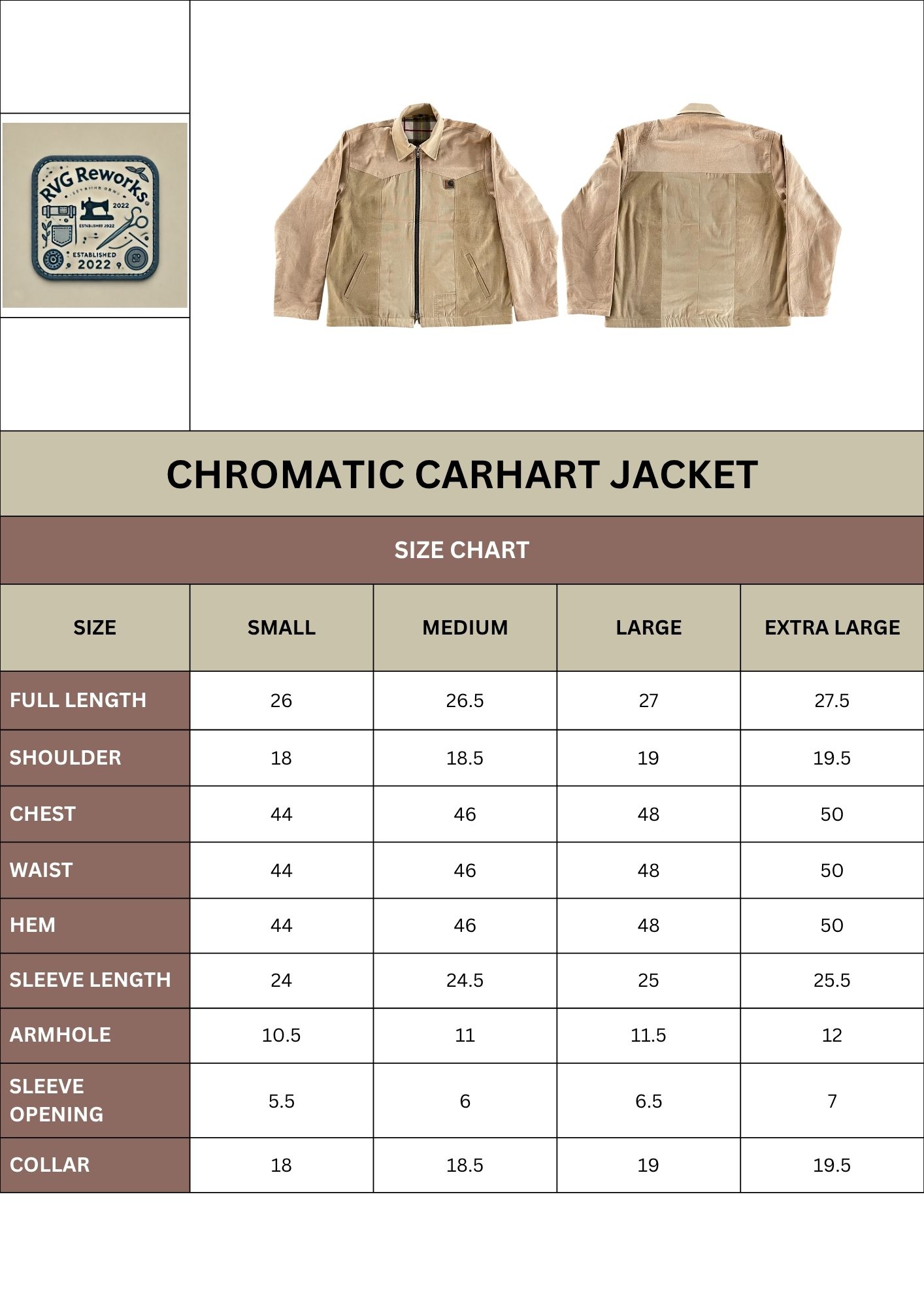 Upcycled Chromatic Carhartt Jacket