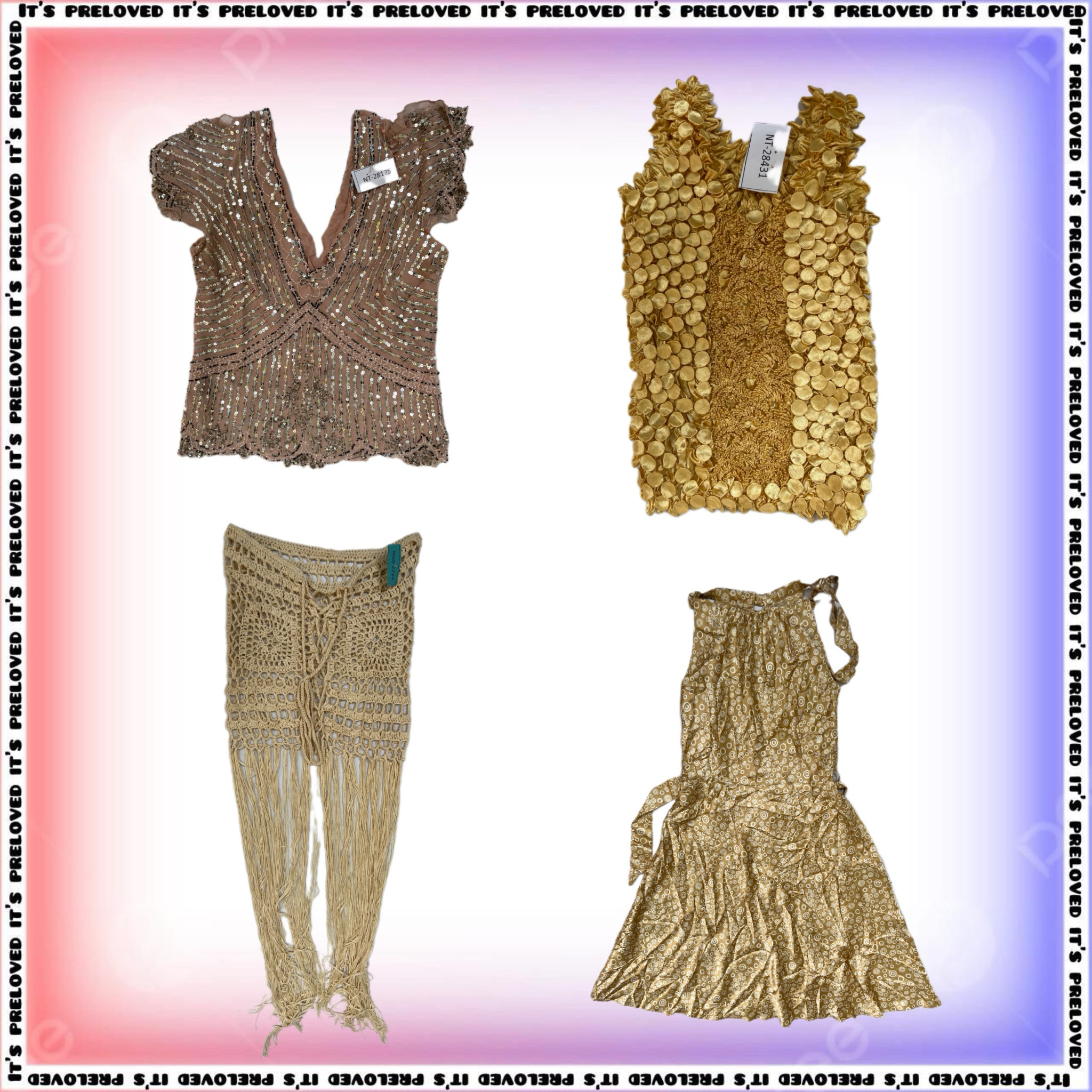 Golden Goddess collection - Tops and Dresses (SS-1477)