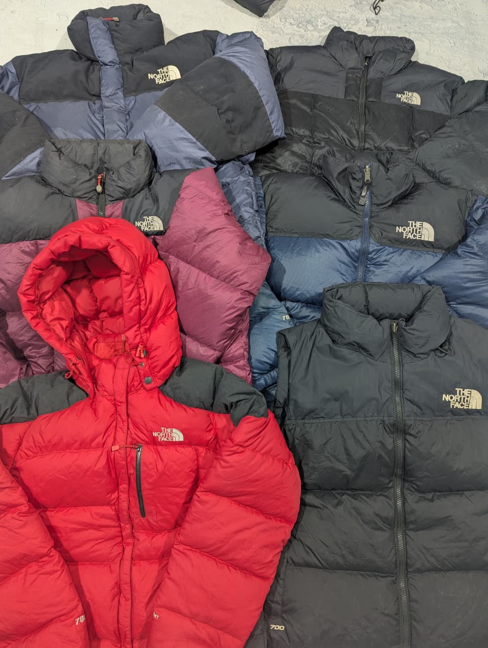 The north face puffer jacket 700 800
