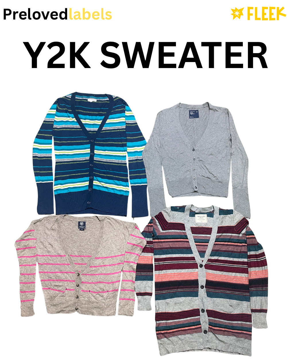 Y2K  Sweater Bundle (Wcv: 1006 )