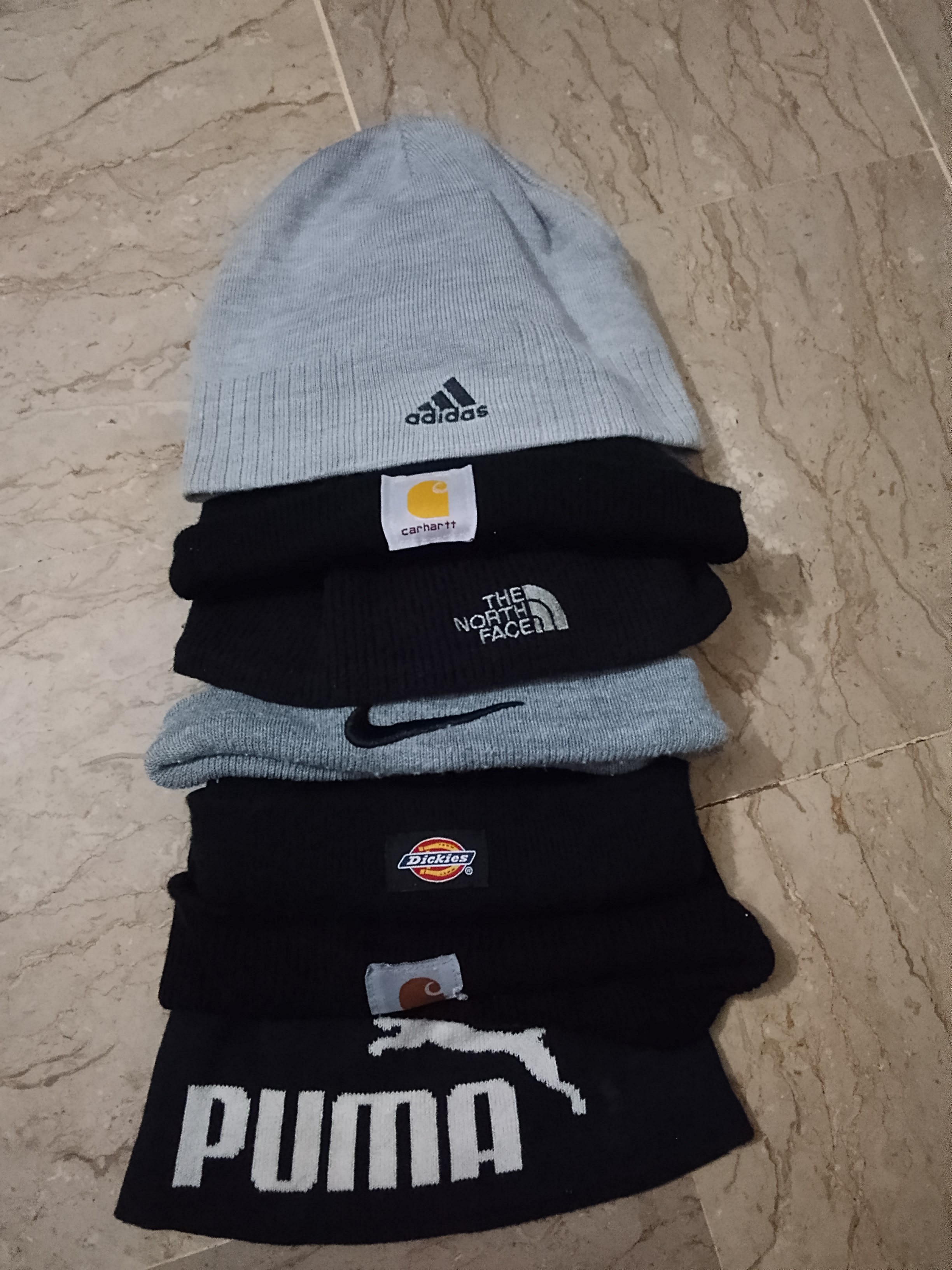 Carhartt north face & mixed beanie